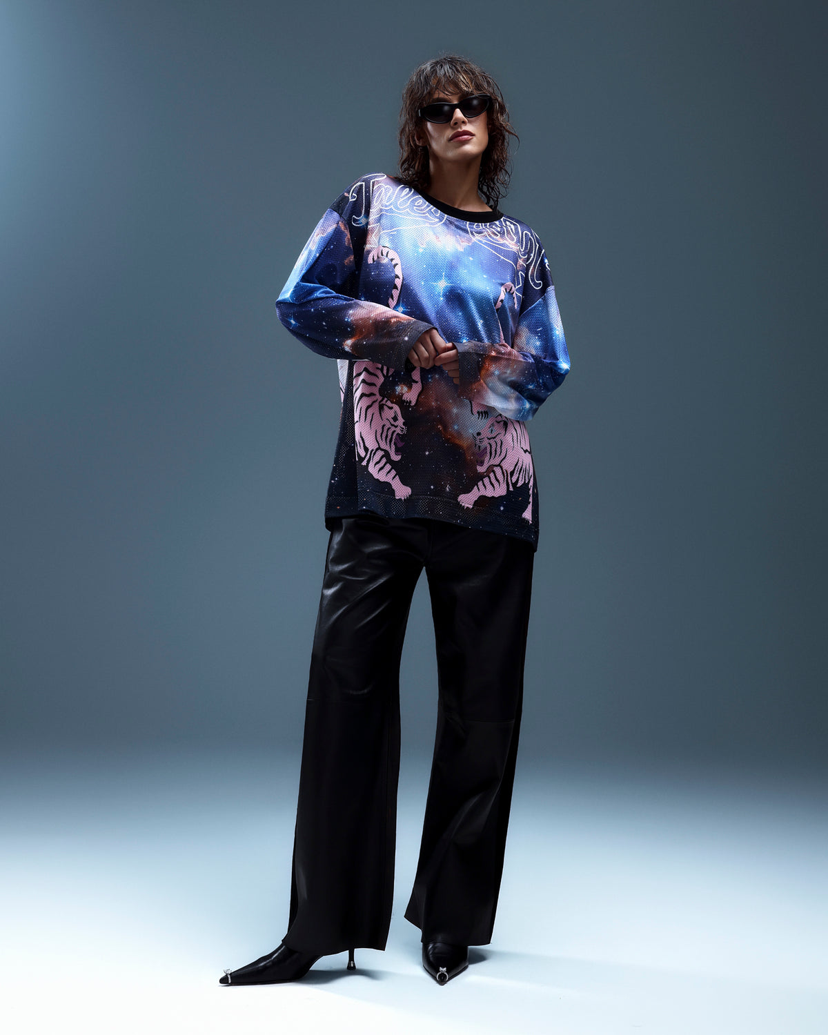 Galaxy Crouching Tiger Football Jersey styled by The Tales