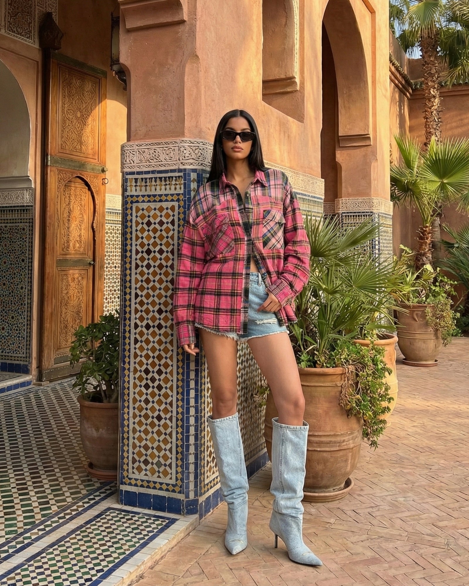 Summer Nights Western Flannel Shirt