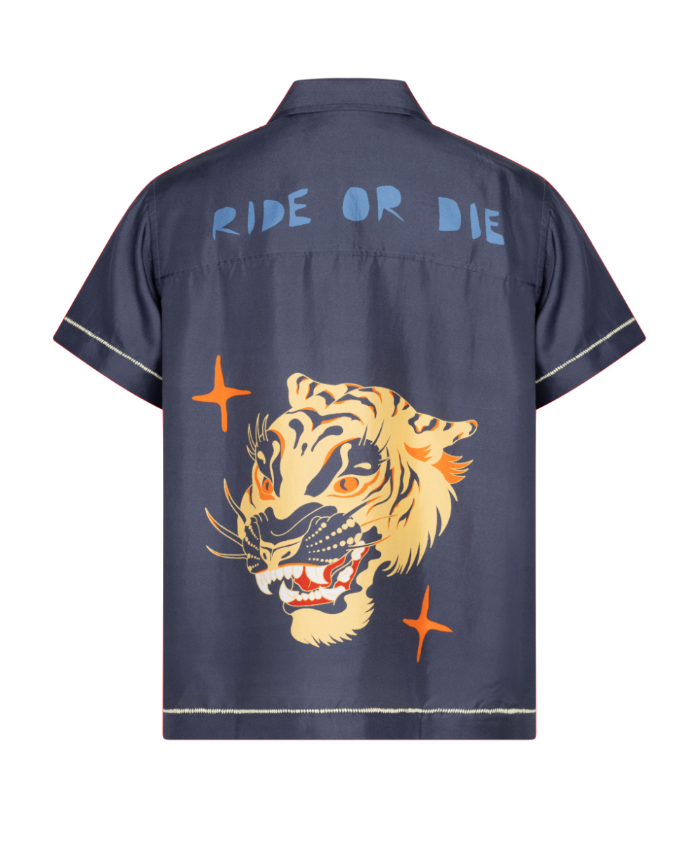 Ride or Die Silk Shirt