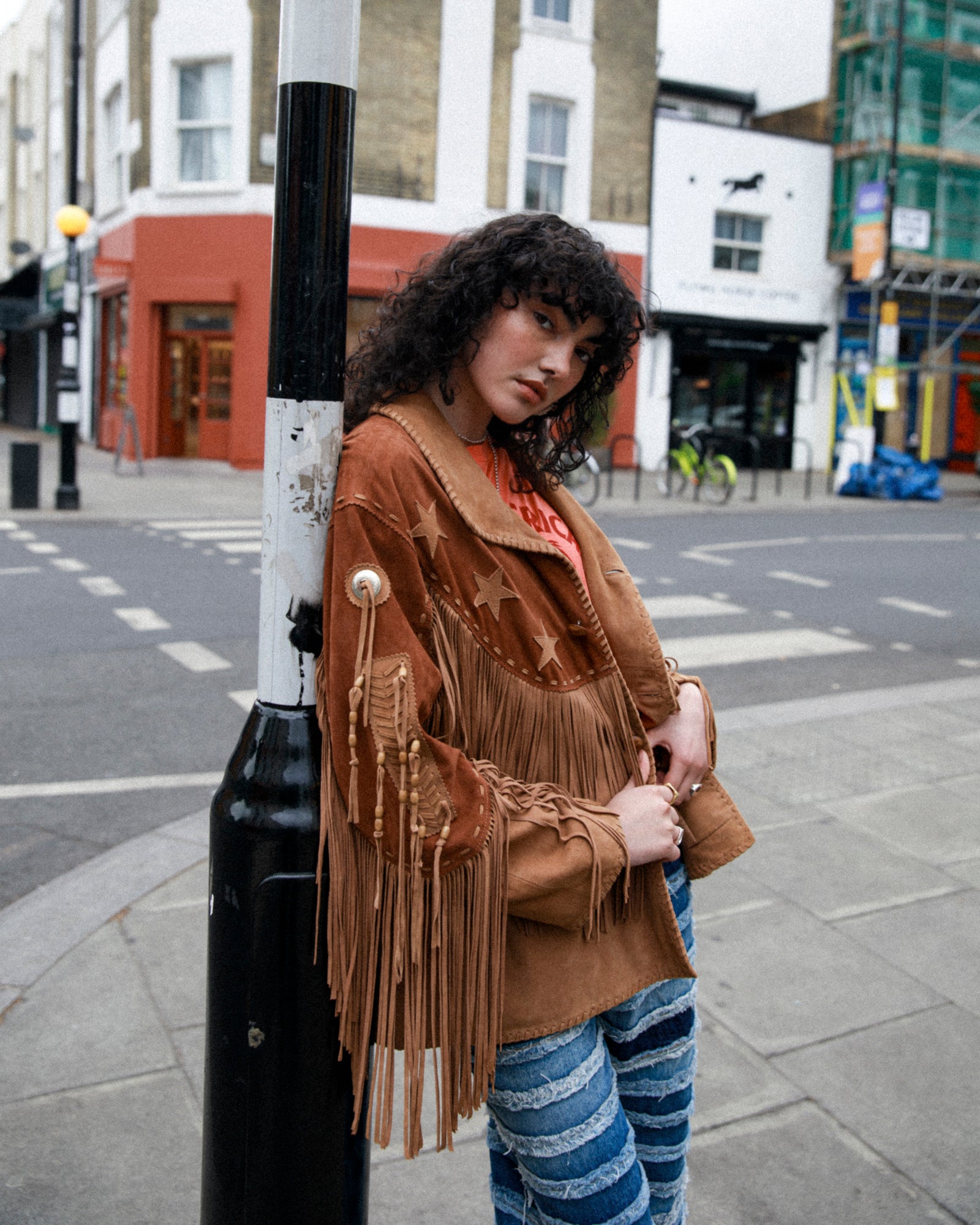 Portobello Road Fringed Suede Jacket
