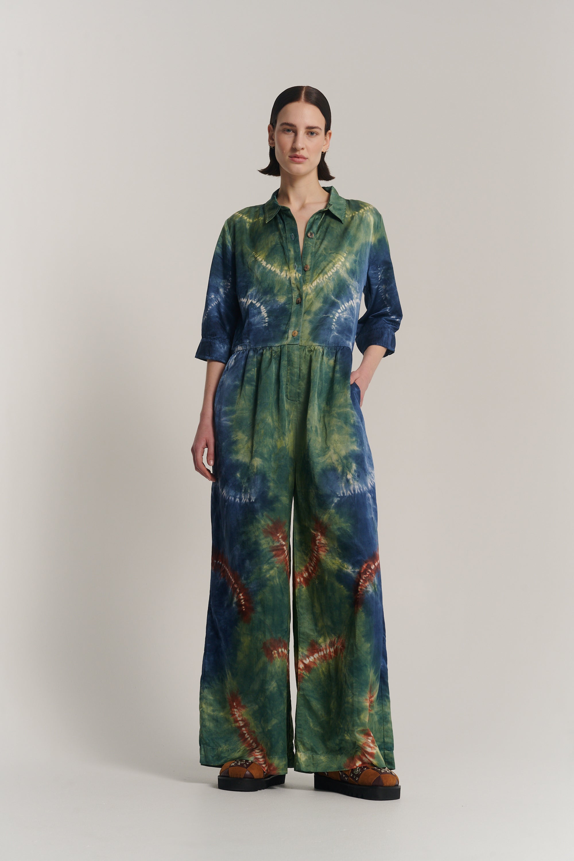 Florence Hand Dyed Jumpsuit