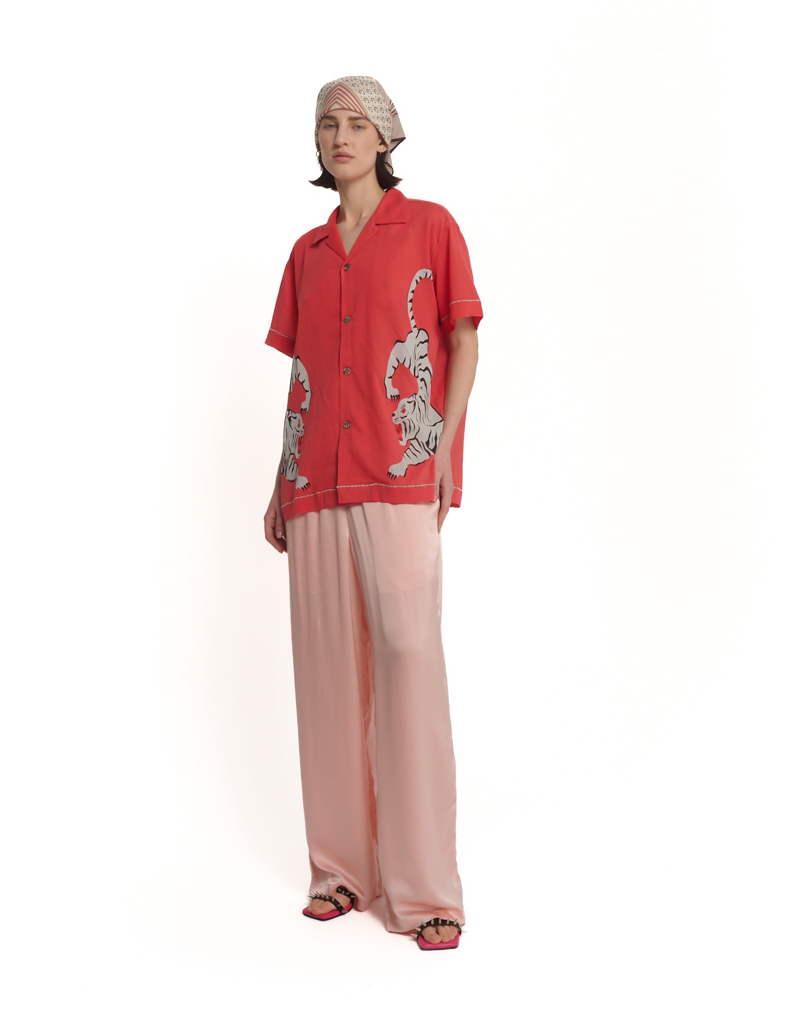 Crouching Tiger Cotton Shirt