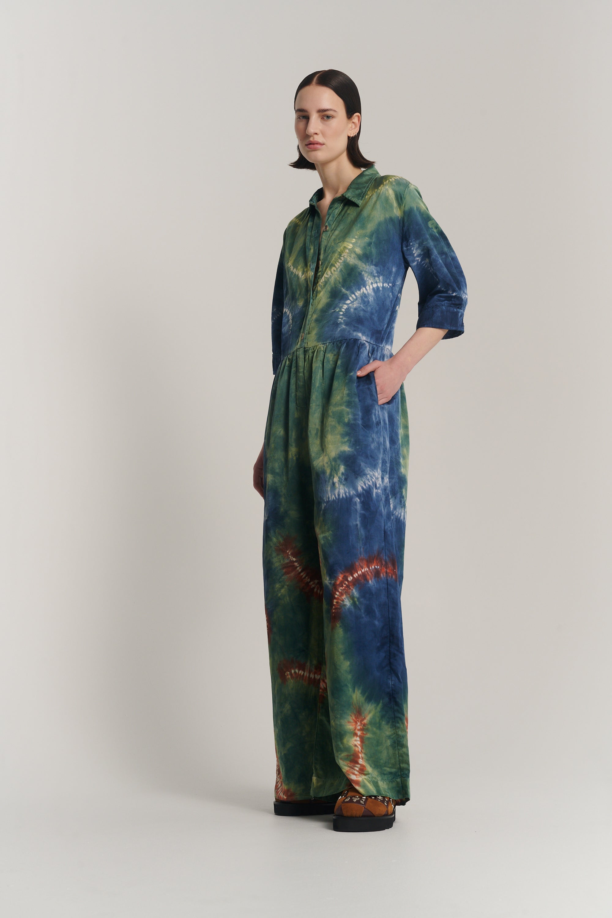 Florence Hand Dyed Jumpsuit