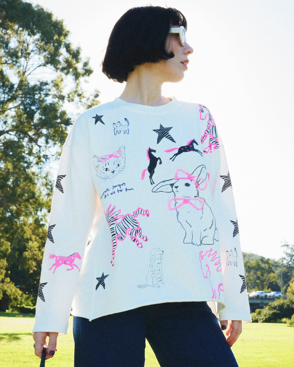 The Animal Illustrated Long Sleeve Tee THE TALES