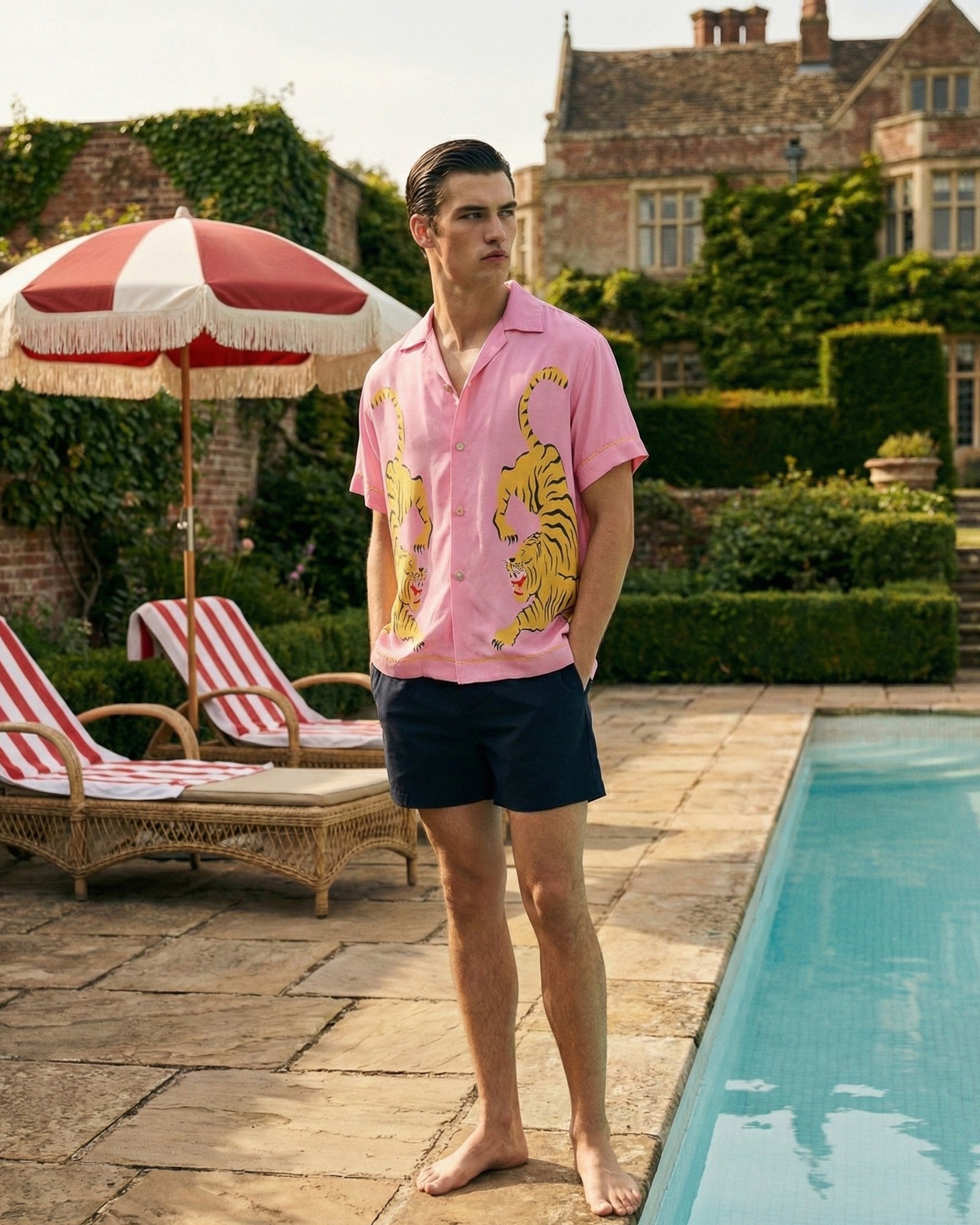 Crouching Tiger Silk Shirt