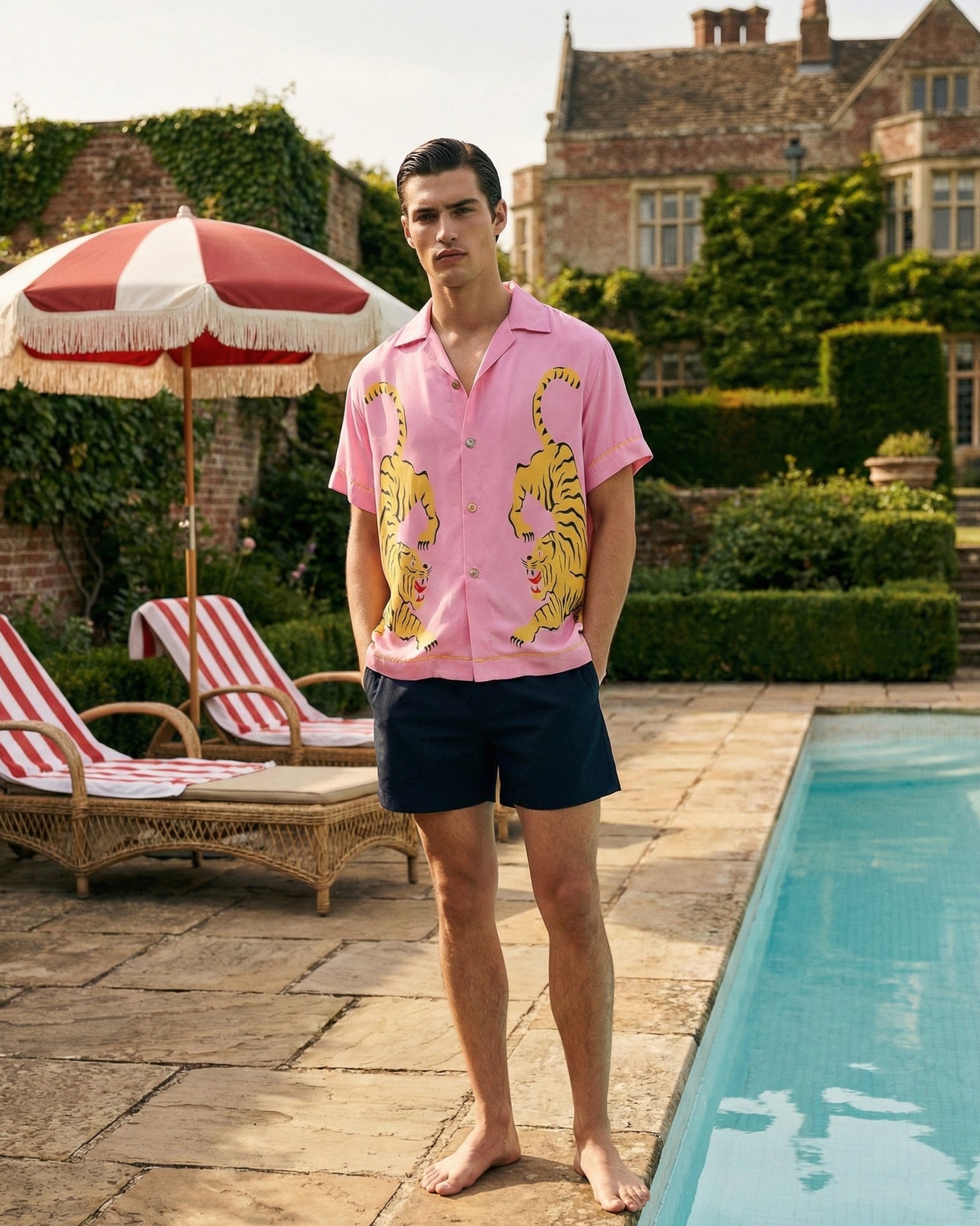 Crouching Tiger Silk Shirt