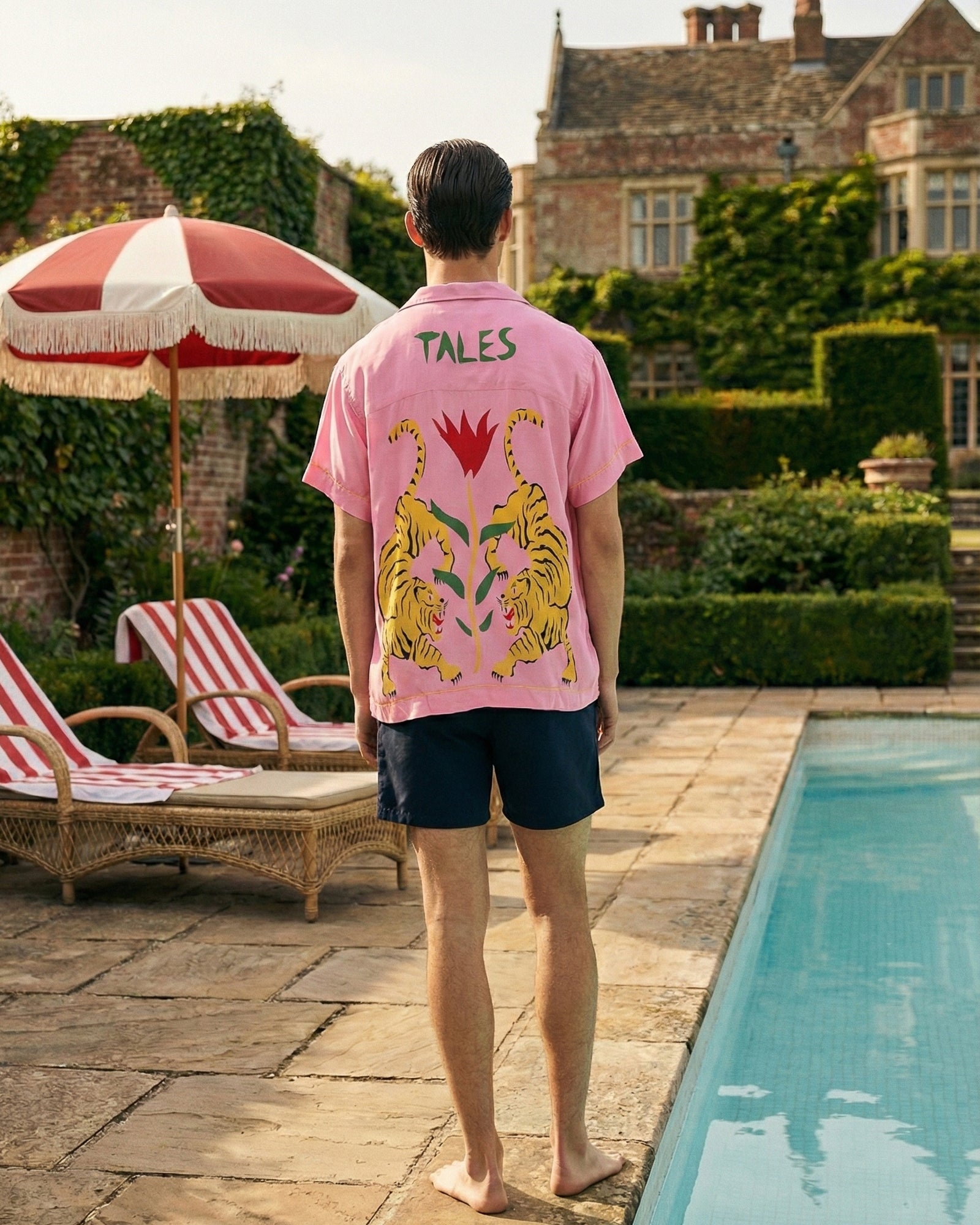 Seidenhemd „Crouching Tiger“