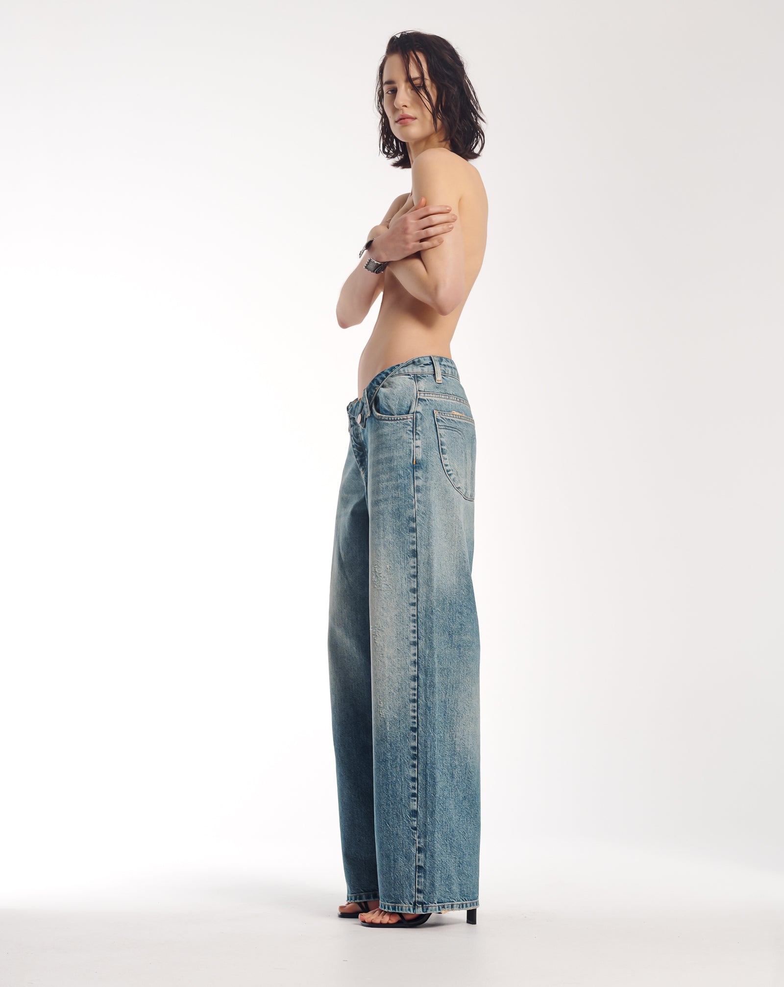 The Tales Rolled Waist Denim jean