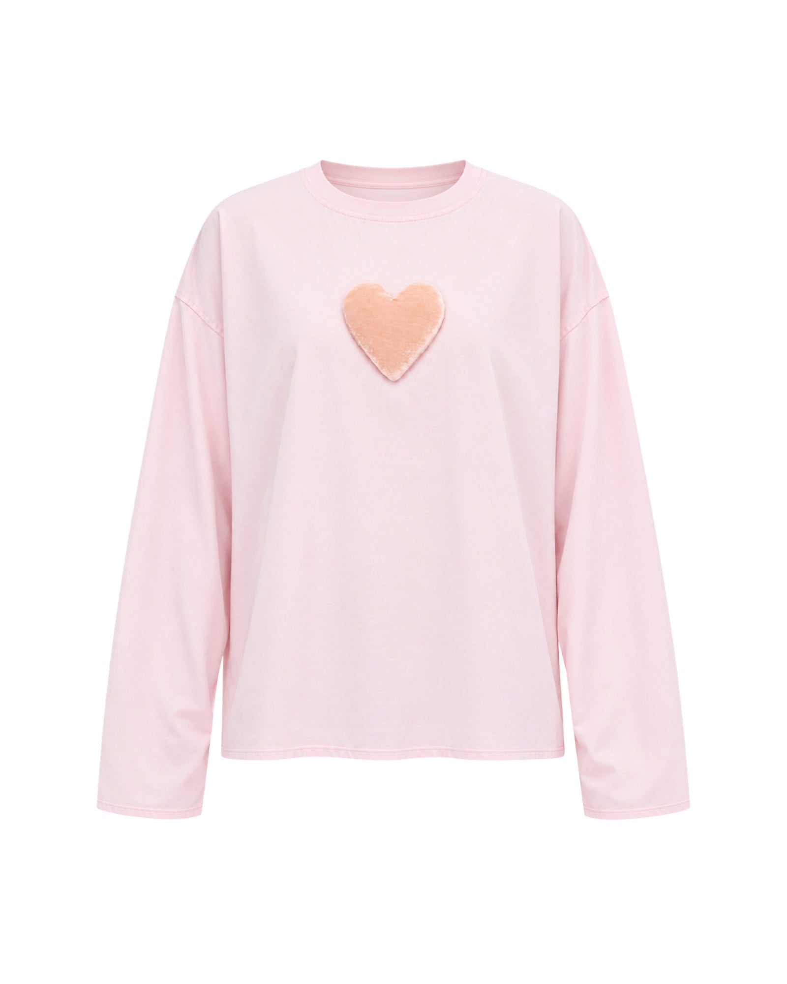 We Love Velvet Heart Long Sleeve Tee THE TALES