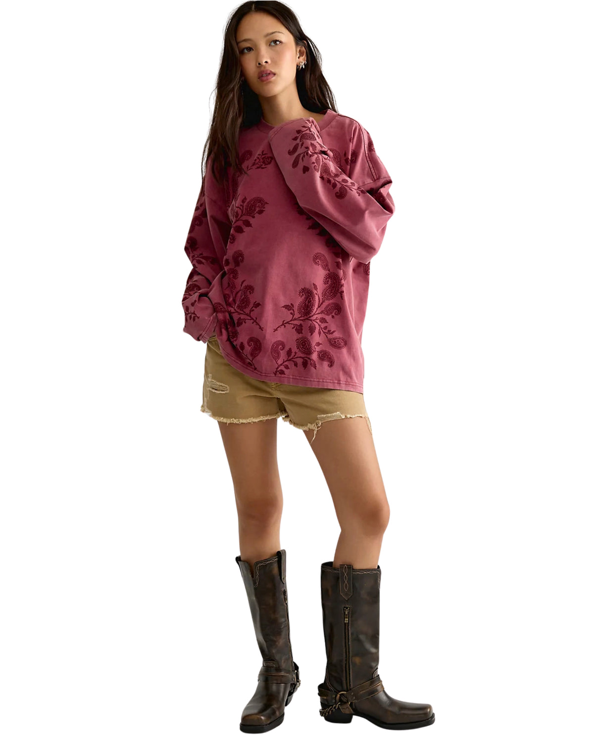 Paisley Long Sleeve Tee THE TALES