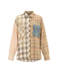 Half N Half Teddy Western Shirt