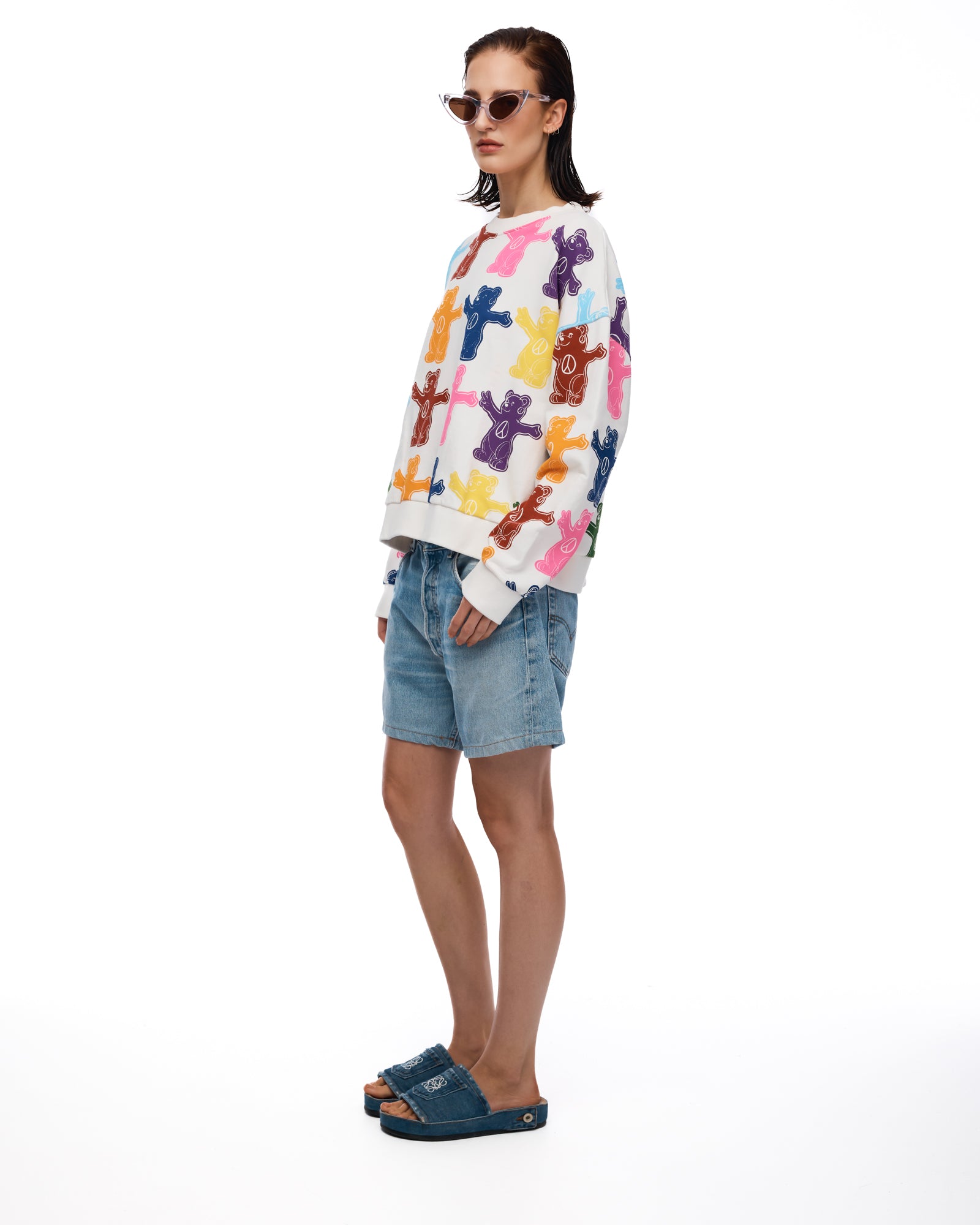 Peace Bear Bamboo Cotton Sweater