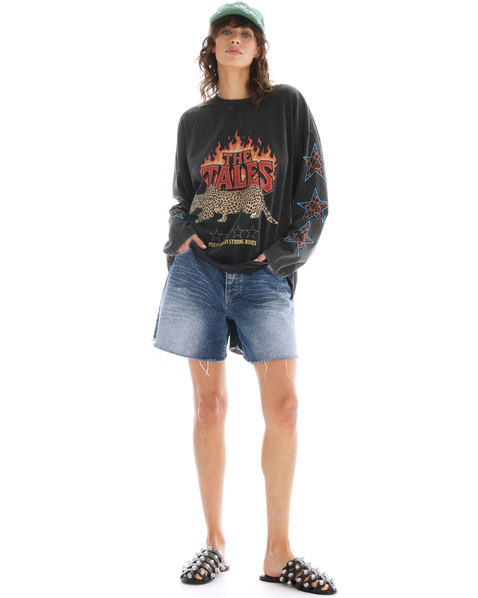 The Tales – Jeansshorts mit Einsätzen