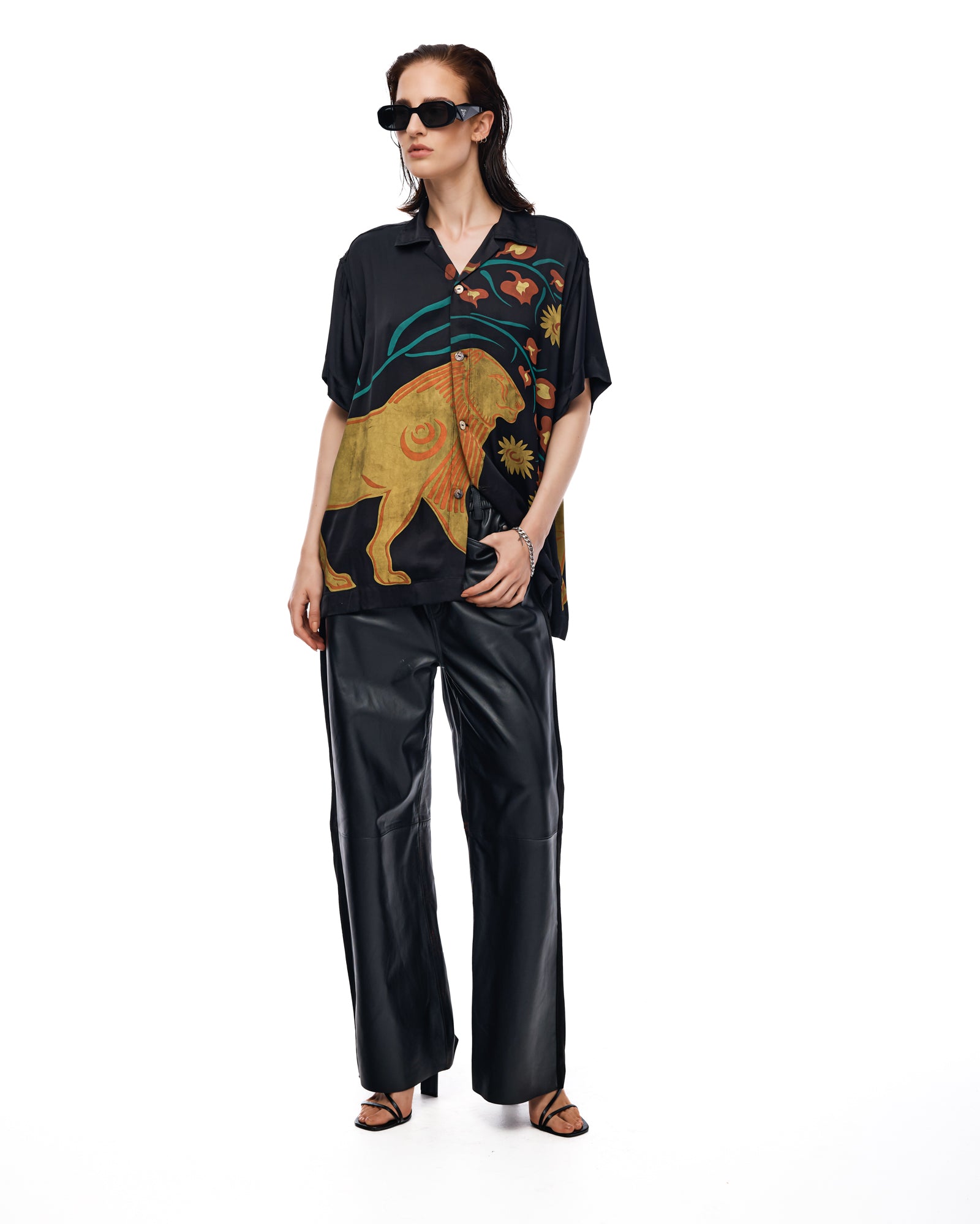 The Prowling Lion Camp Shirt