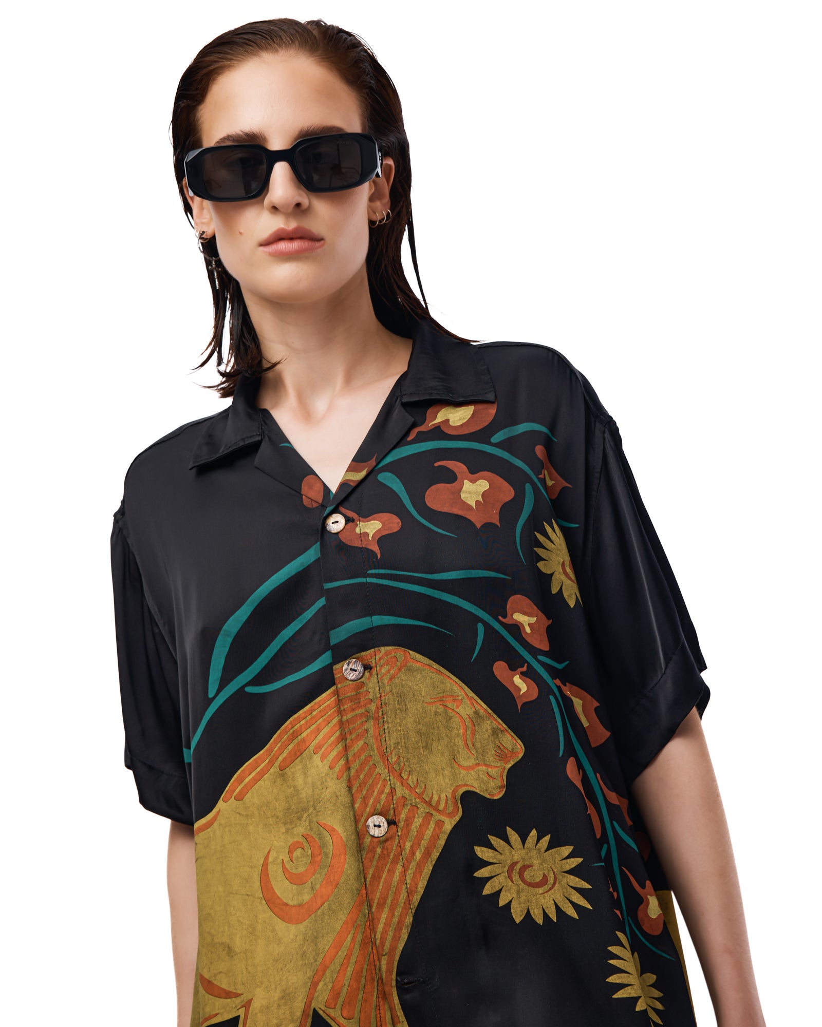 The Prowling Lion Camp Shirt