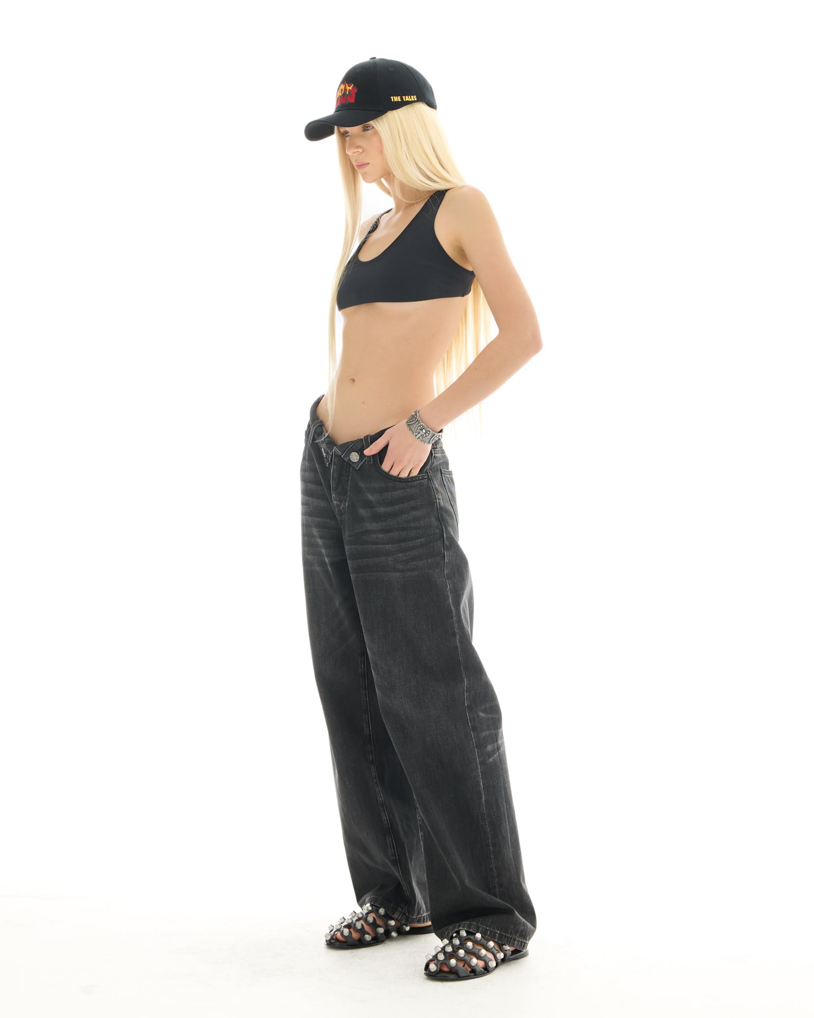 The Tales Rolled Waist Denim jean