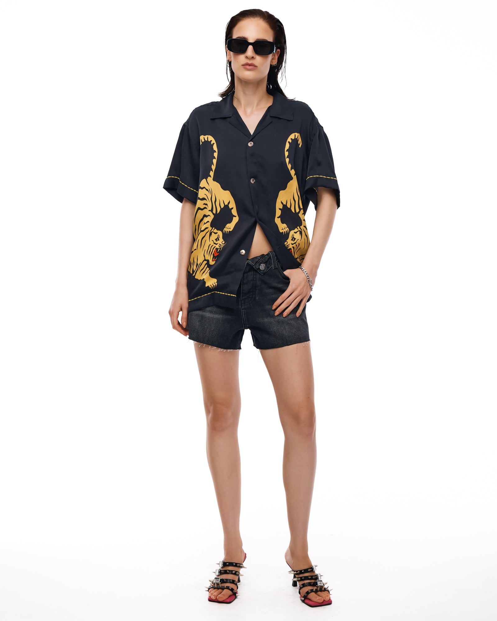 Crouching Tiger Silk Shirt