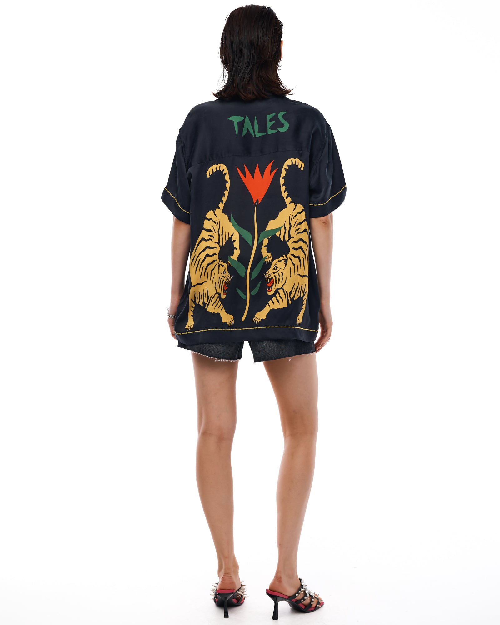 Crouching Tiger Silk Shirt