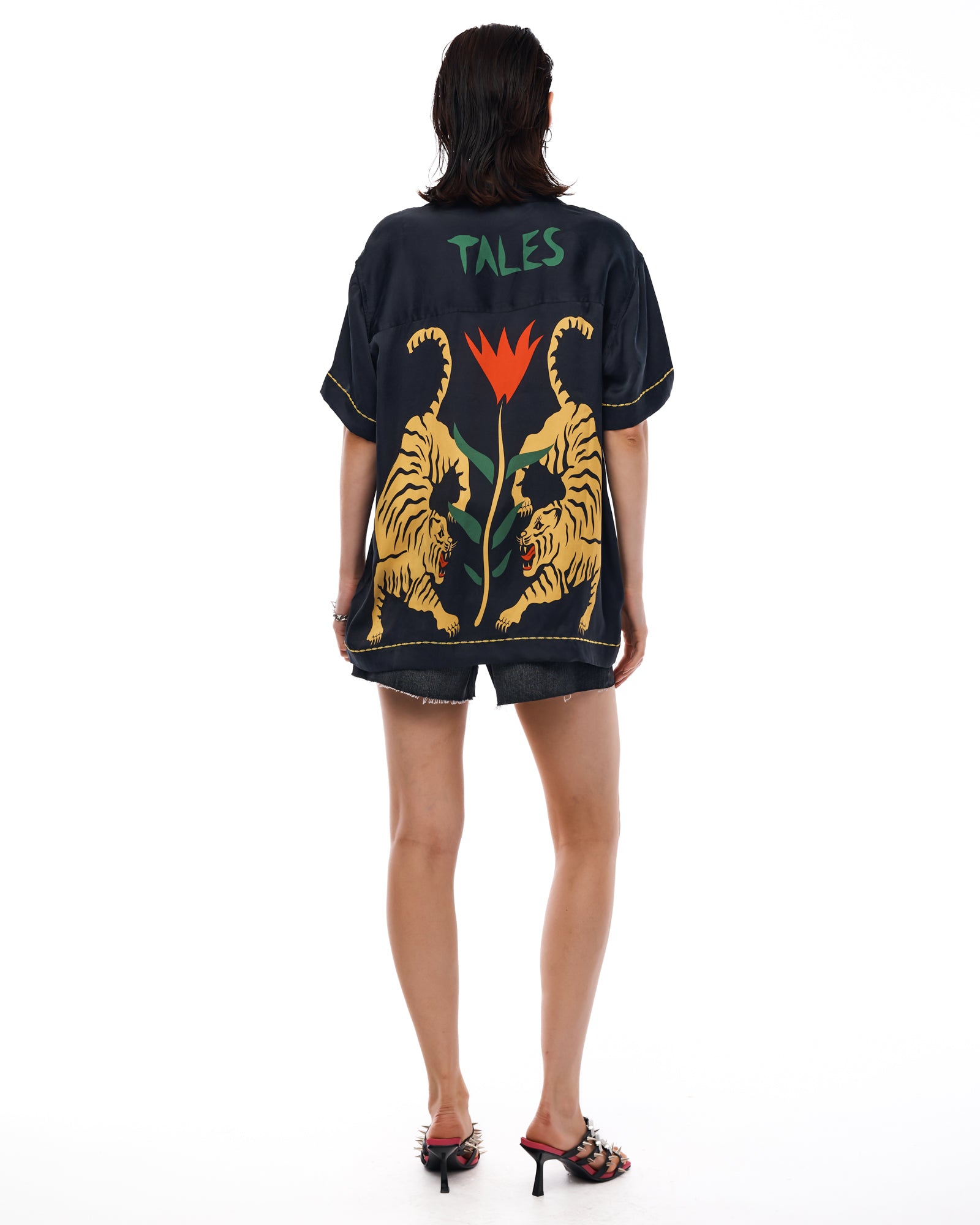 Crouching Tiger Silk Shirt