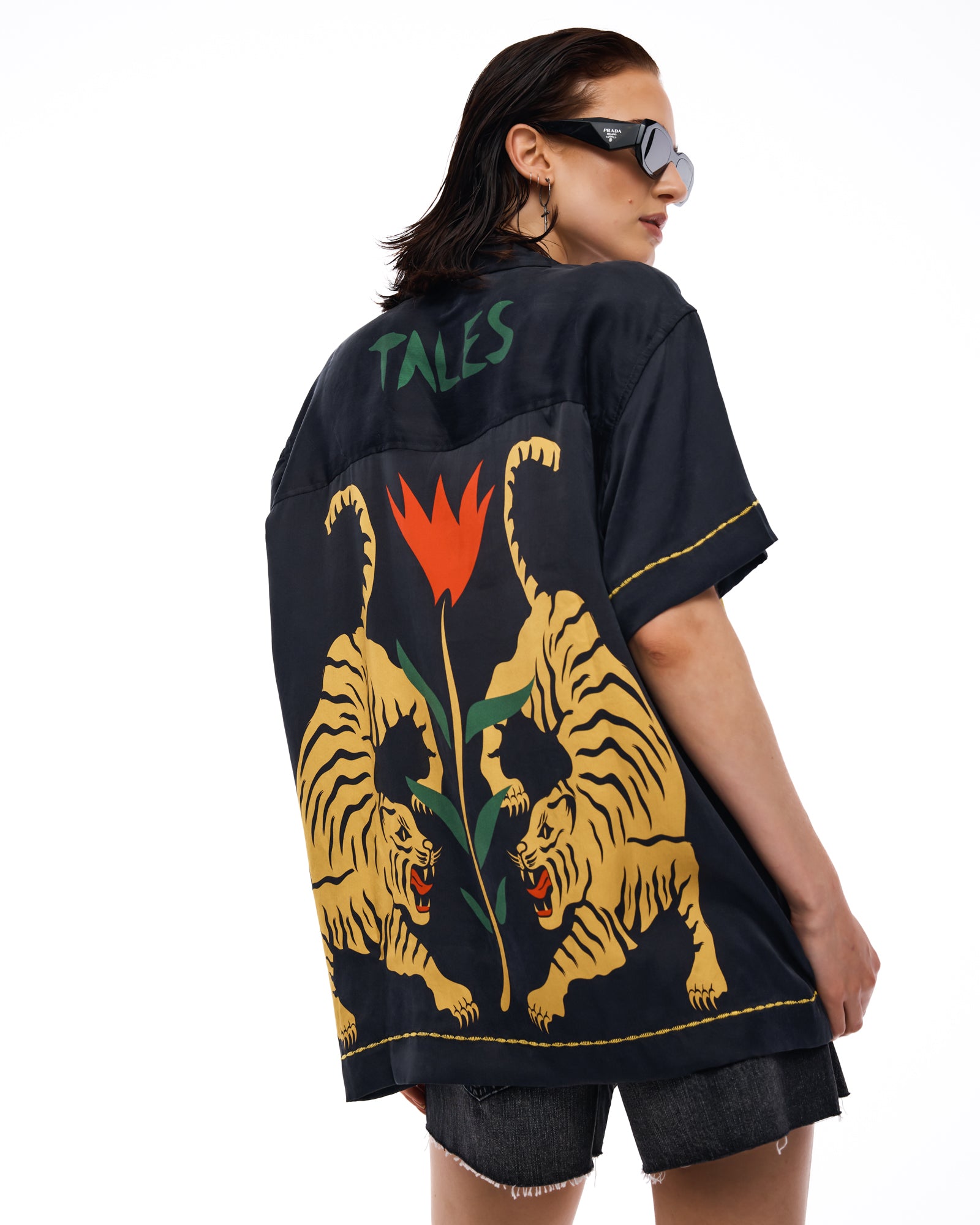 Crouching Tiger Silk Shirt