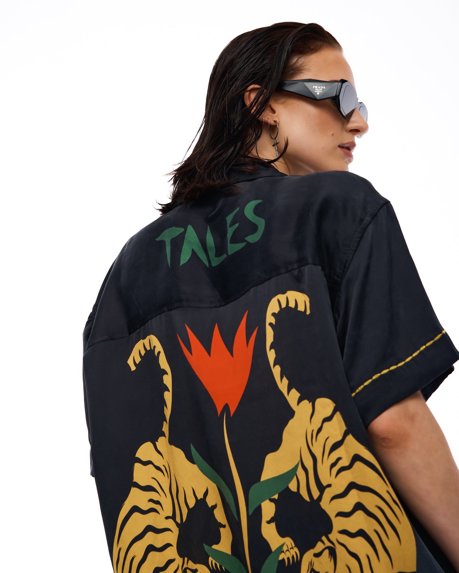 Crouching Tiger Silk Shirt