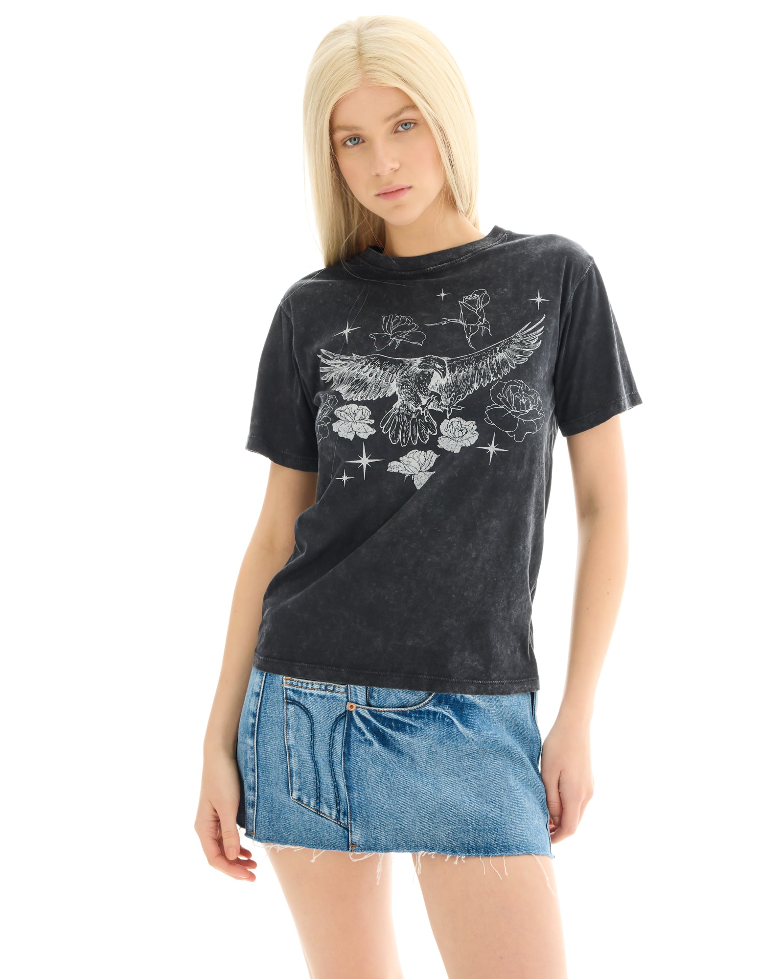 Eagle Rose Fitted Tee