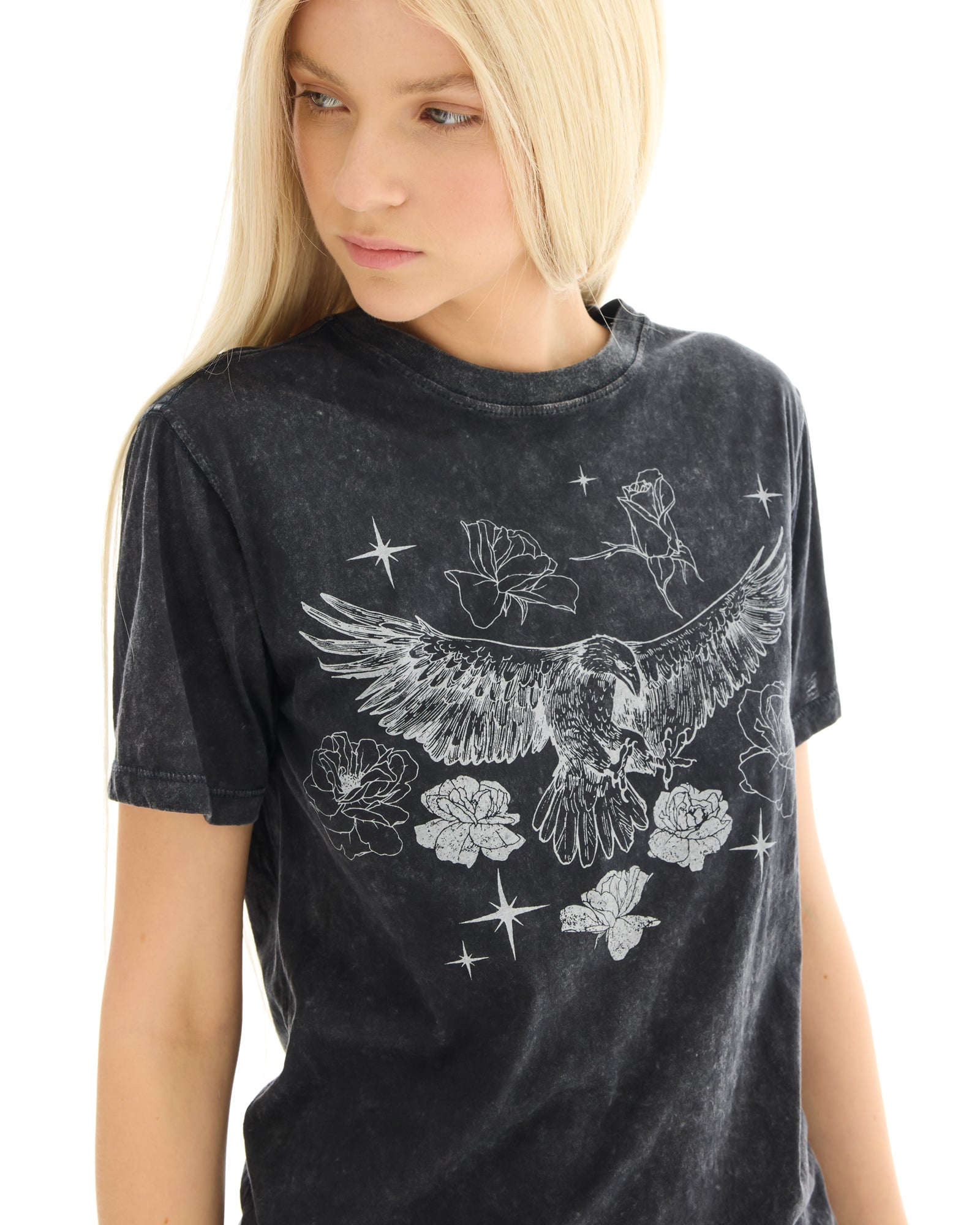 Eagle Rose Fitted Tee