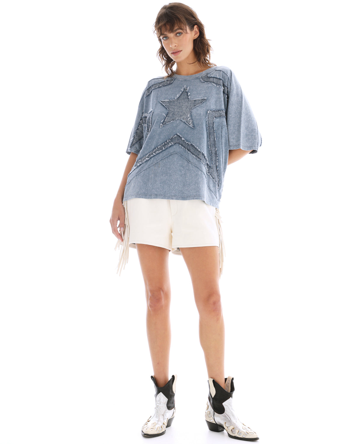 Blue Star 3D Batwing Tee THE TALES