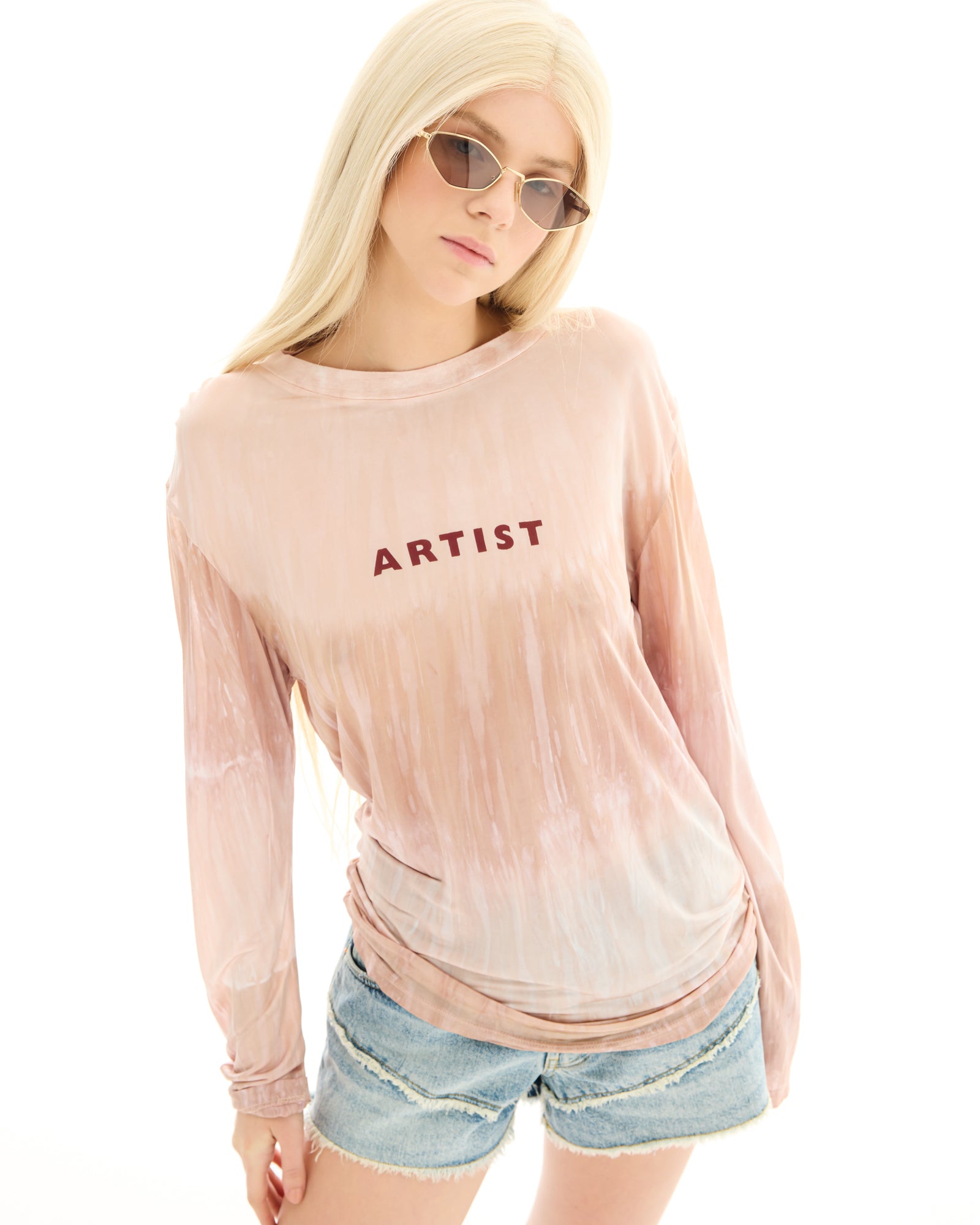 Hand Dyed Artist Long Sleeve Tee