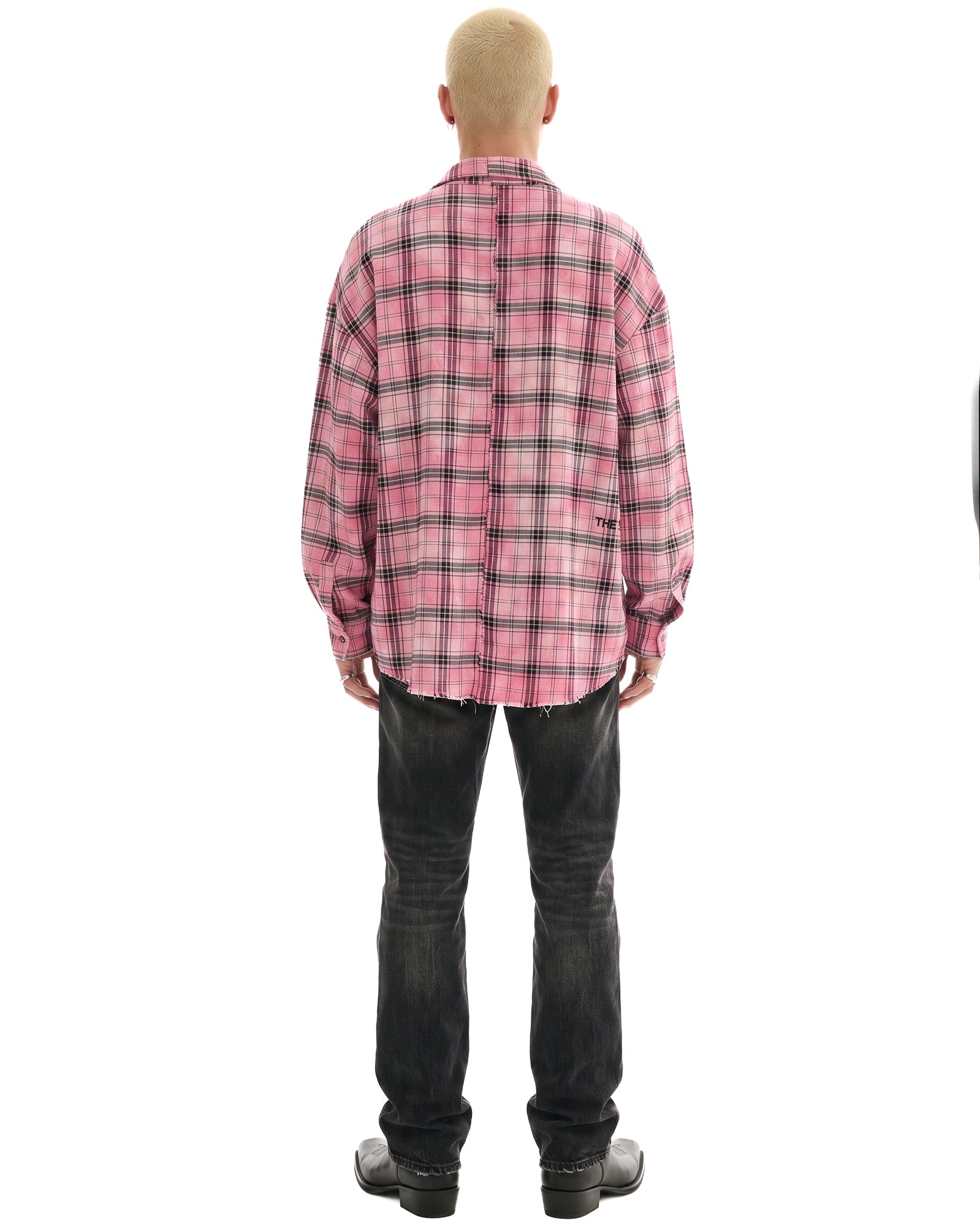 Washed Oversized Willow Check Shirt