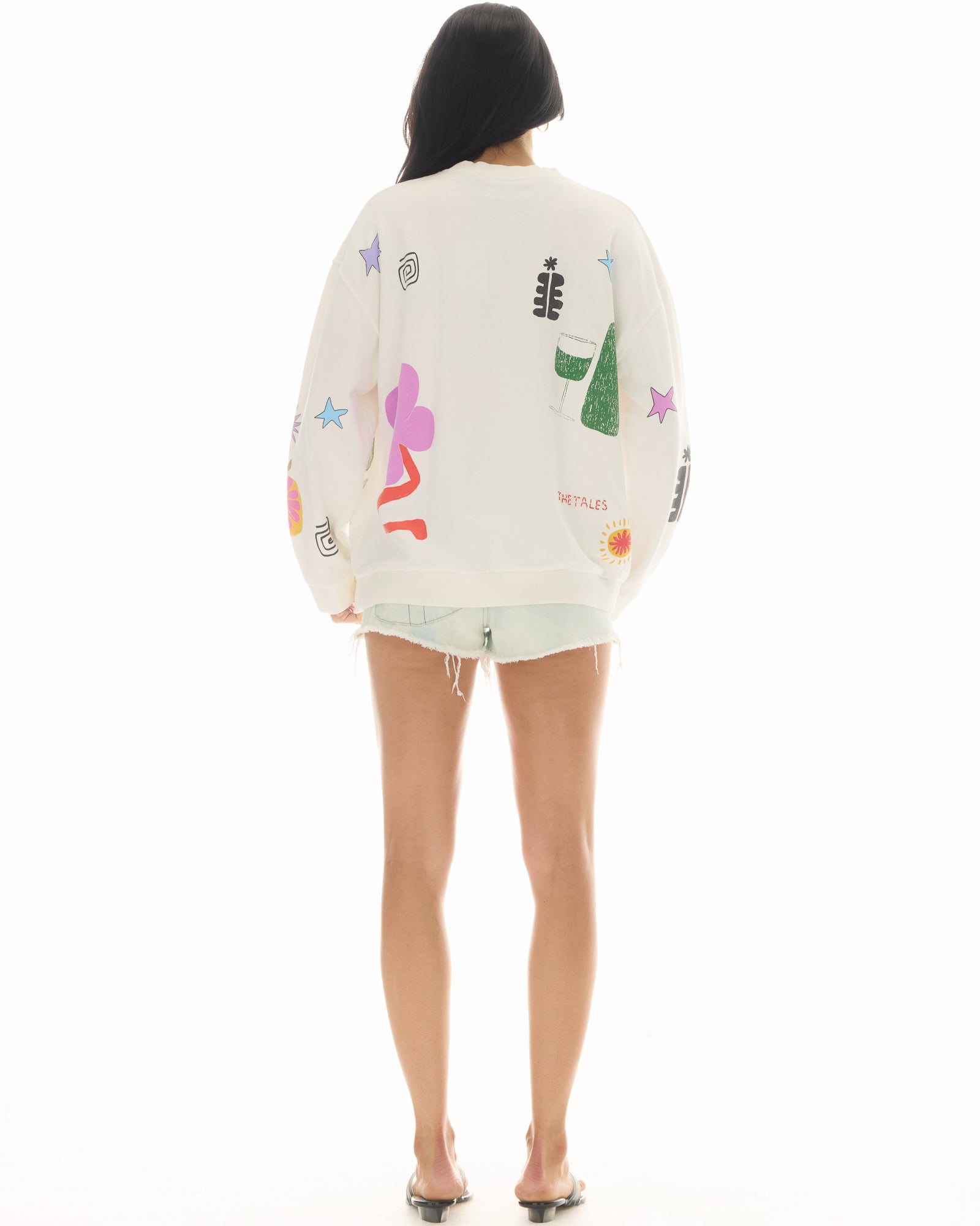 Illustrated Postcards Sweater