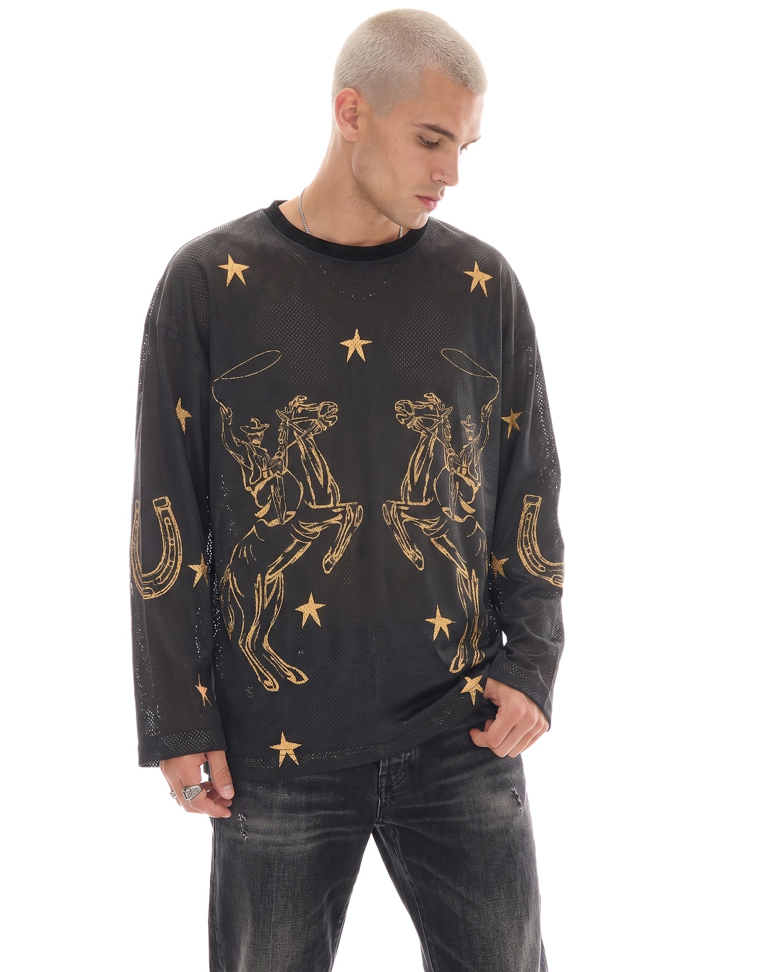 Cowboy Long sleeve Football Jersey