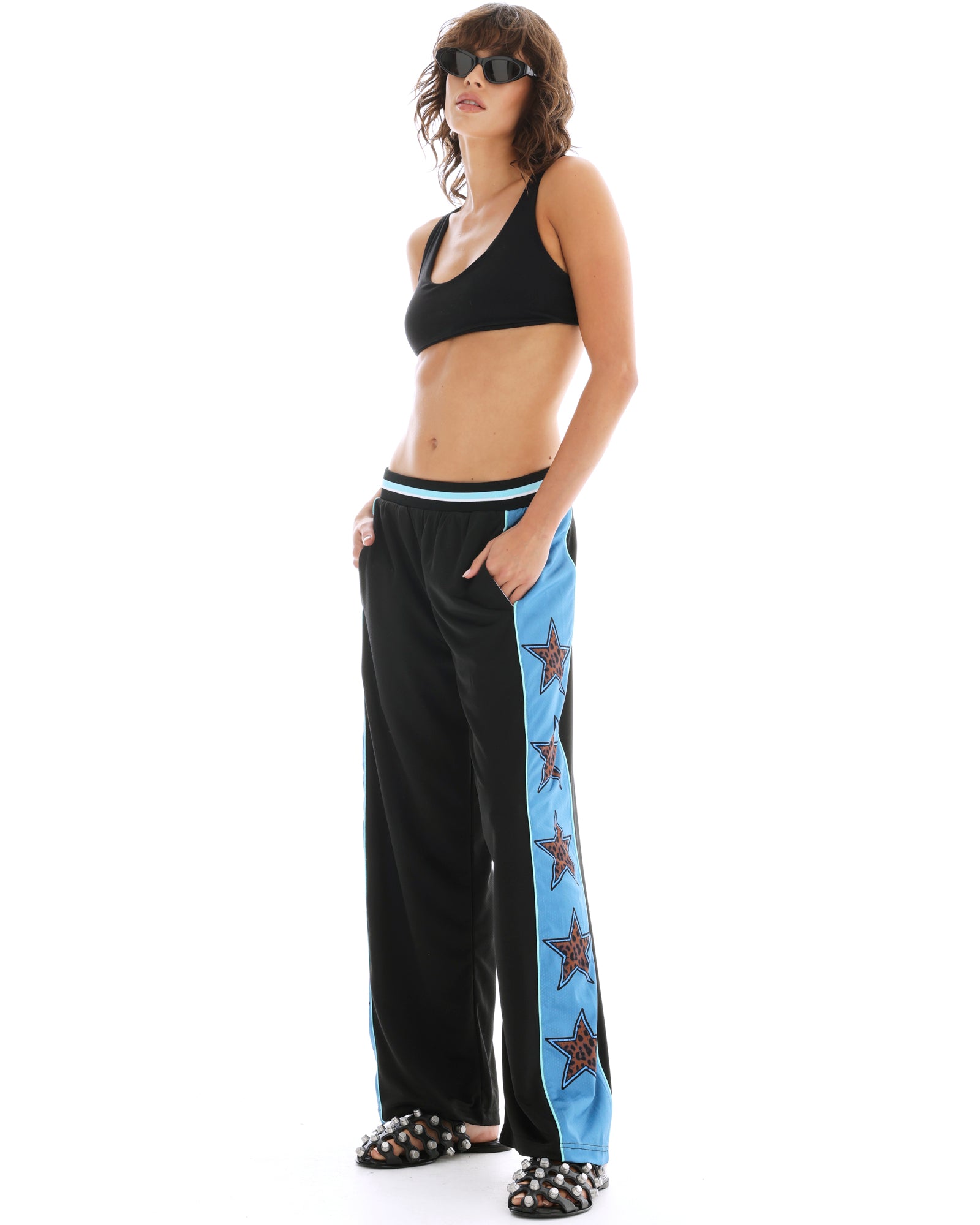 Tales Blue Star Track Pants