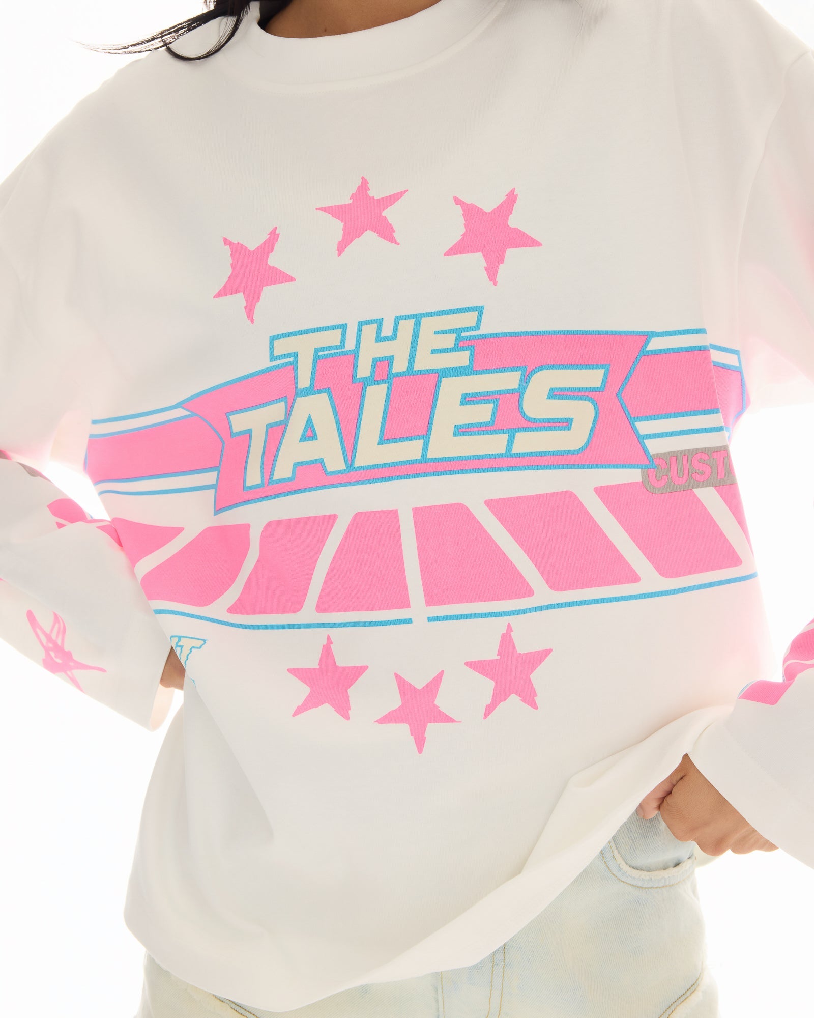 Customs Sports Oversized Long Sleeve by THE TALES - back view