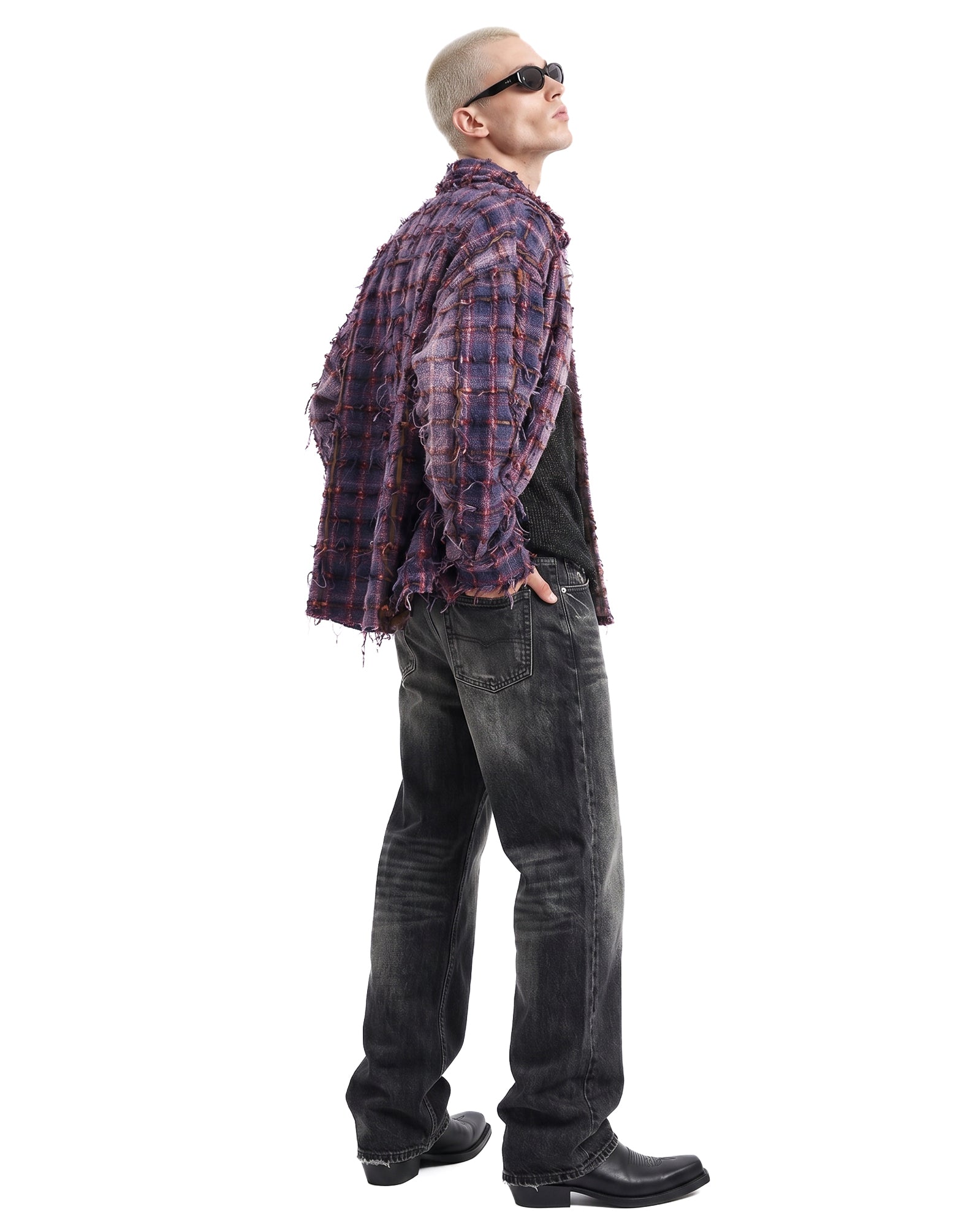 Old Faithful Jeans mit verdrehten Nähten