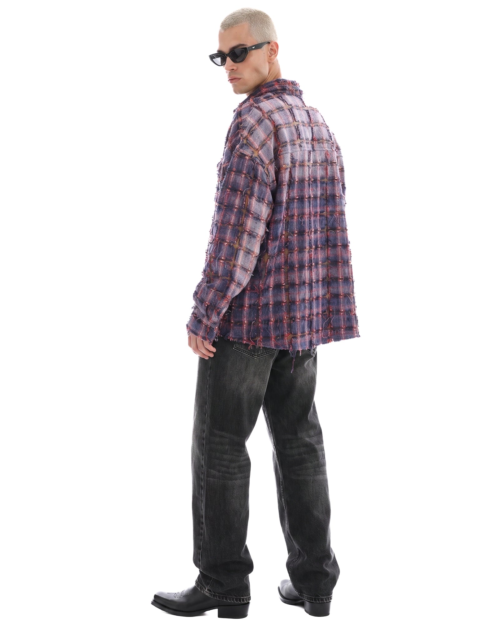 Old Faithful Jeans mit verdrehten Nähten