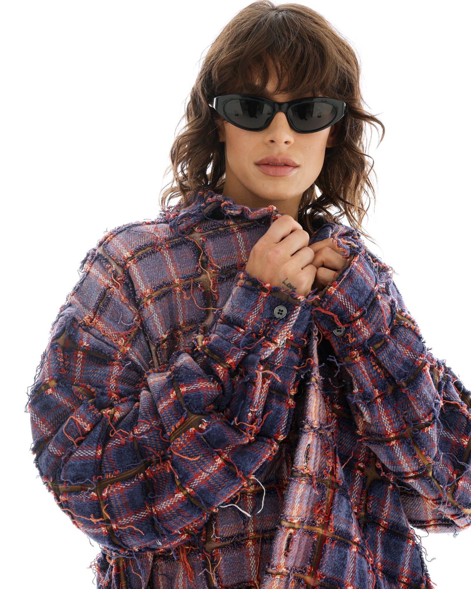 Check Flannel Bonded Jacket THE TALES