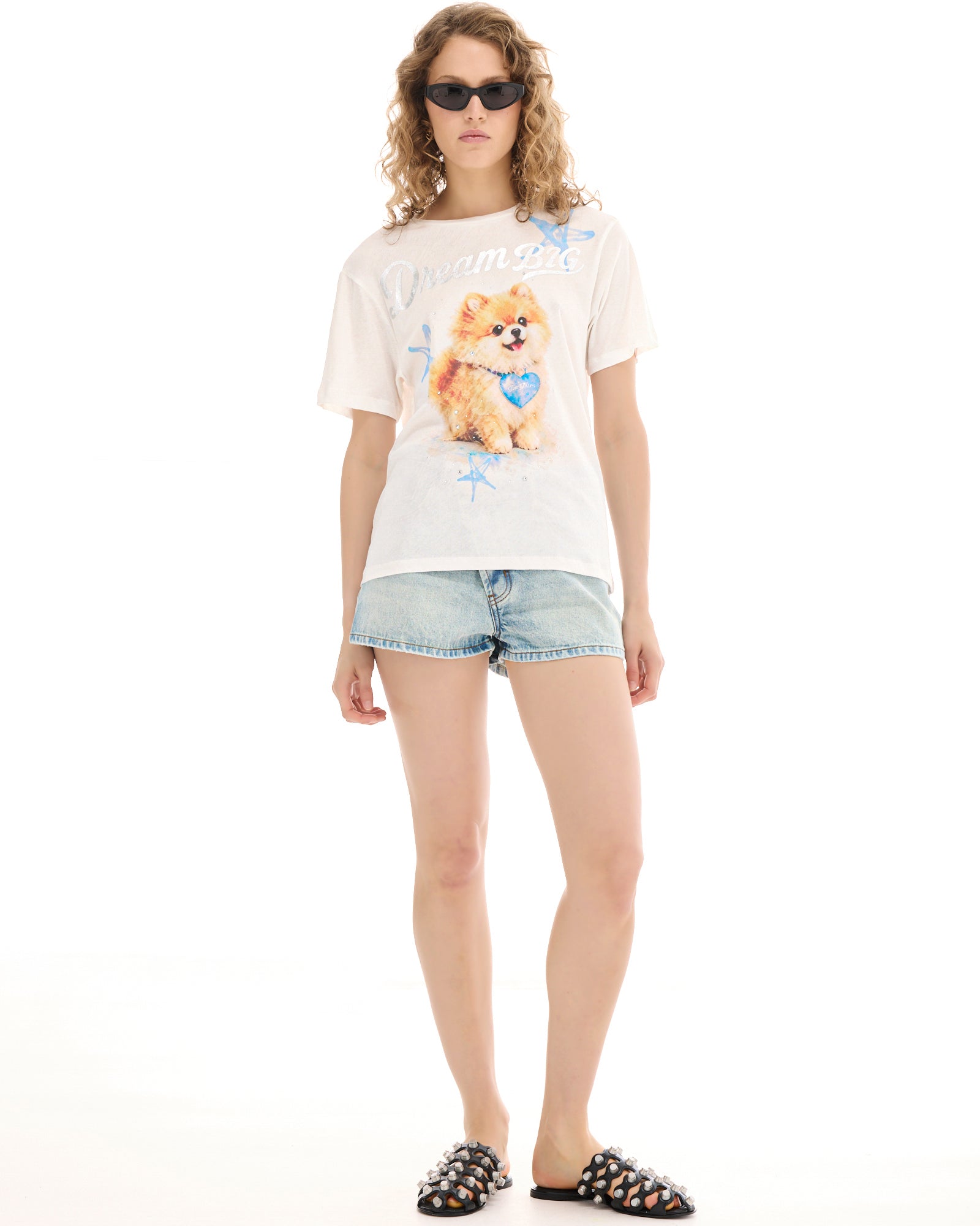 Dream Big Pom Retro Fit Tee THE TALES