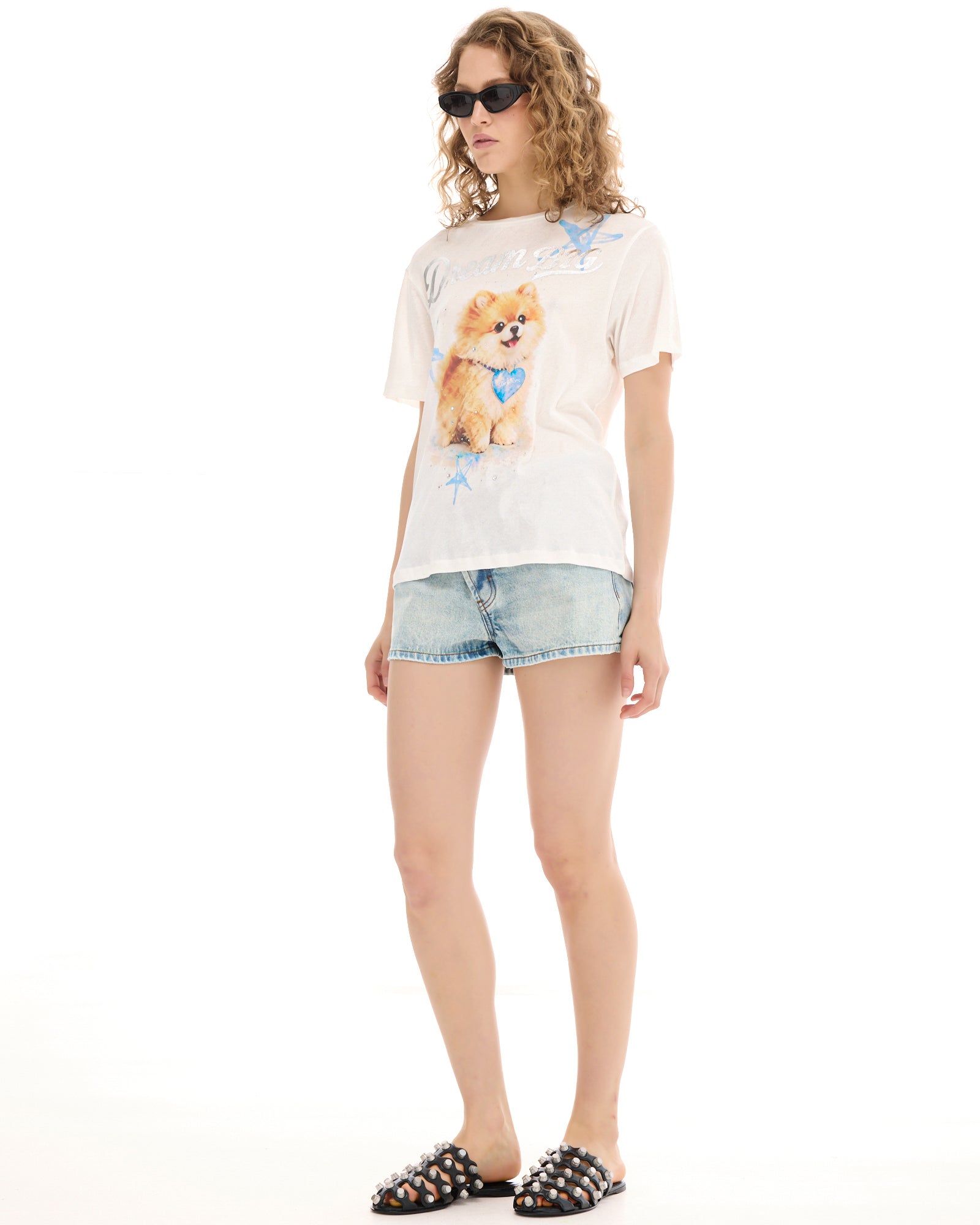 Dream Big Pom Retro Fit Tee THE TALES