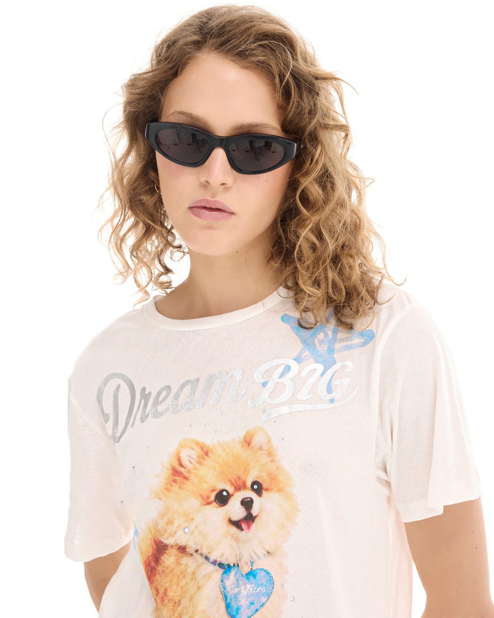 Dream Big Pom Retro Fit Tee THE TALES