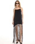 Cher Fringed Slip Dress