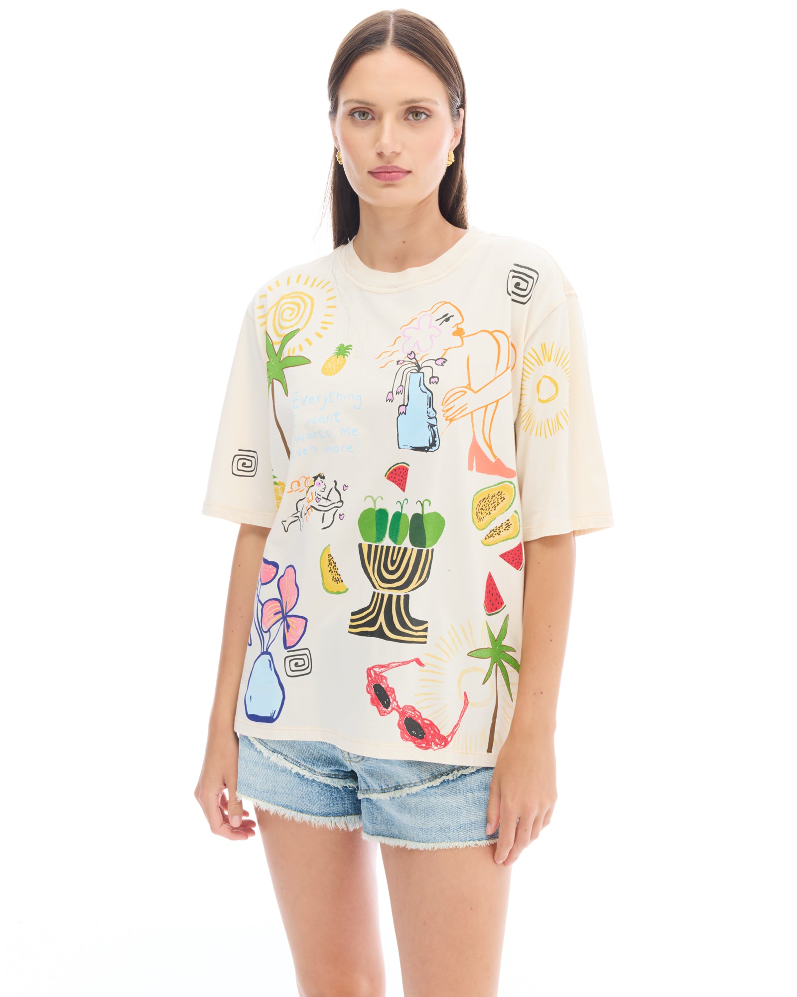 私のイラスト入りミューズTシャツ