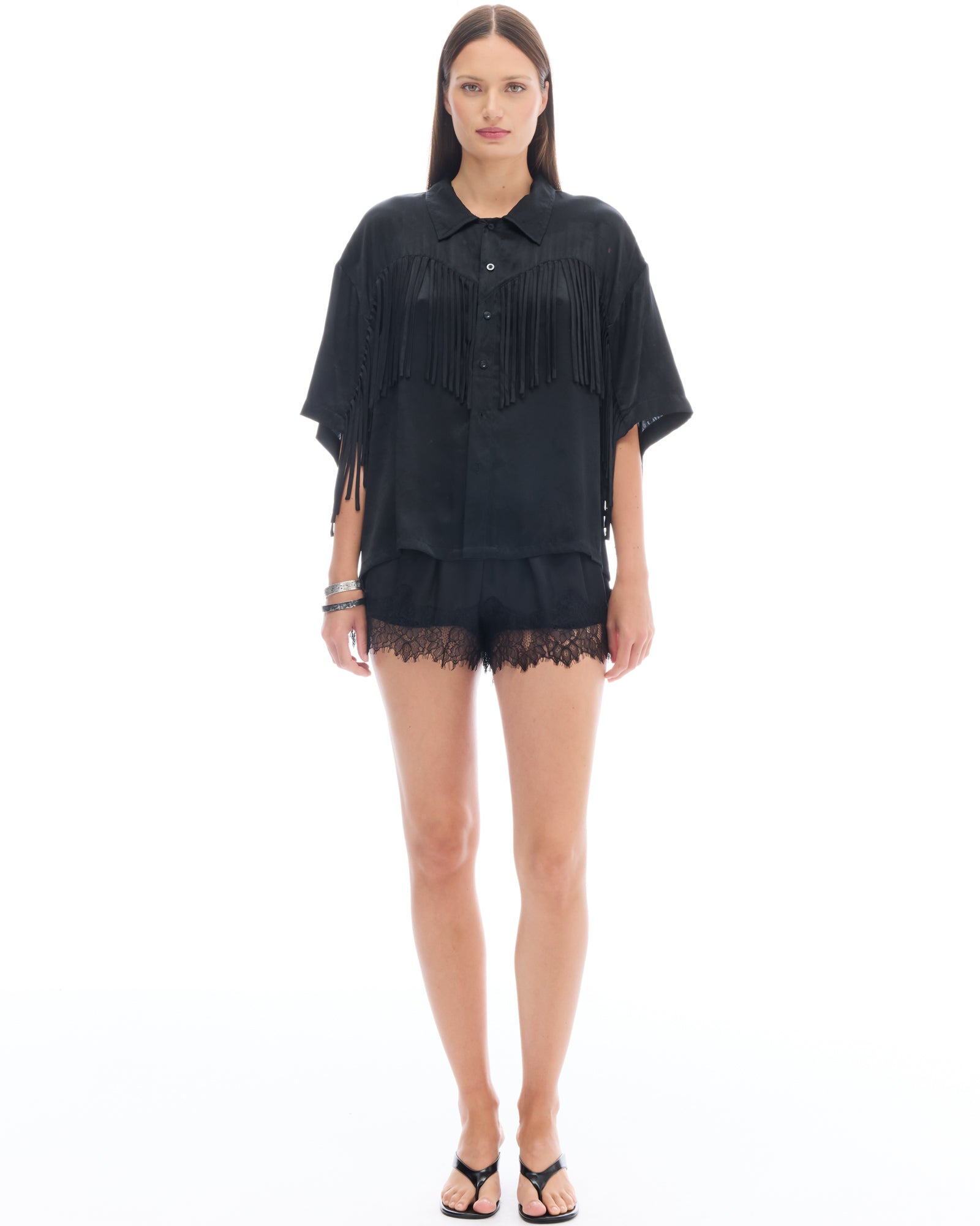 Old Faithful Jeans mit verdrehten Nähten