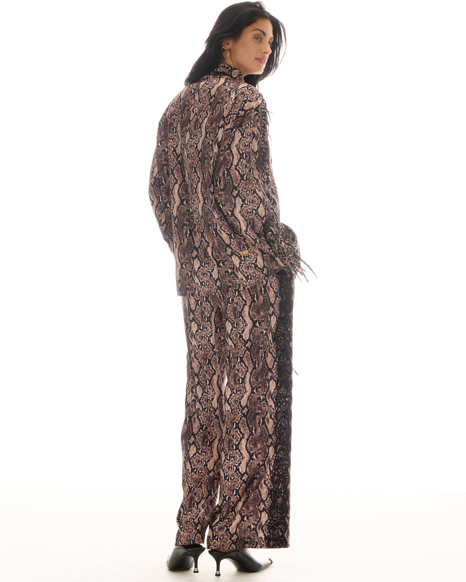 Western Nights Snake Fringed Shirt by THE TALES - product photo