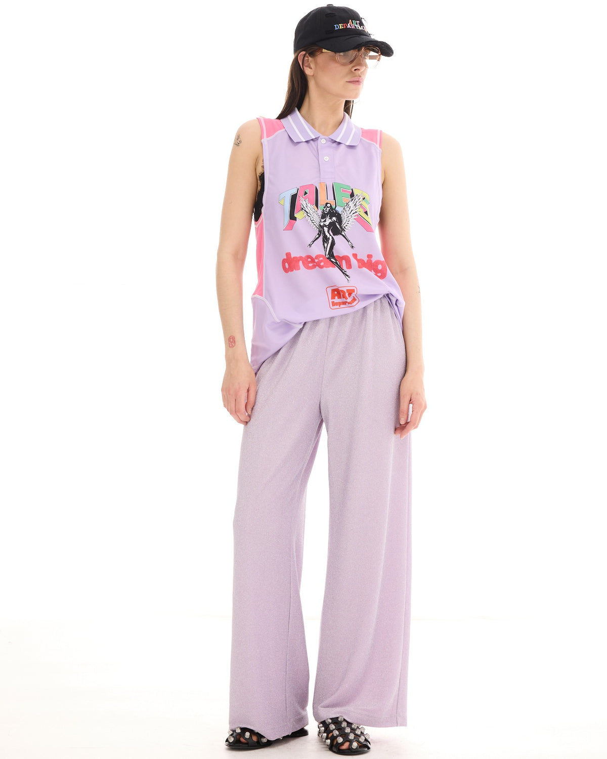 FAME LUREX PANTS - THE TALES T471D