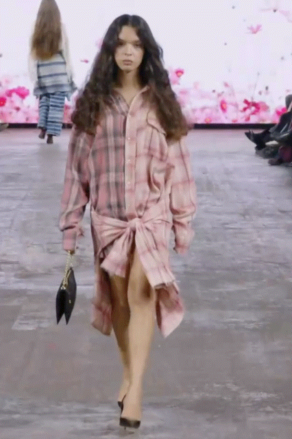 Tied Up Pre Styled Flannel Shirt Dress THE TALES