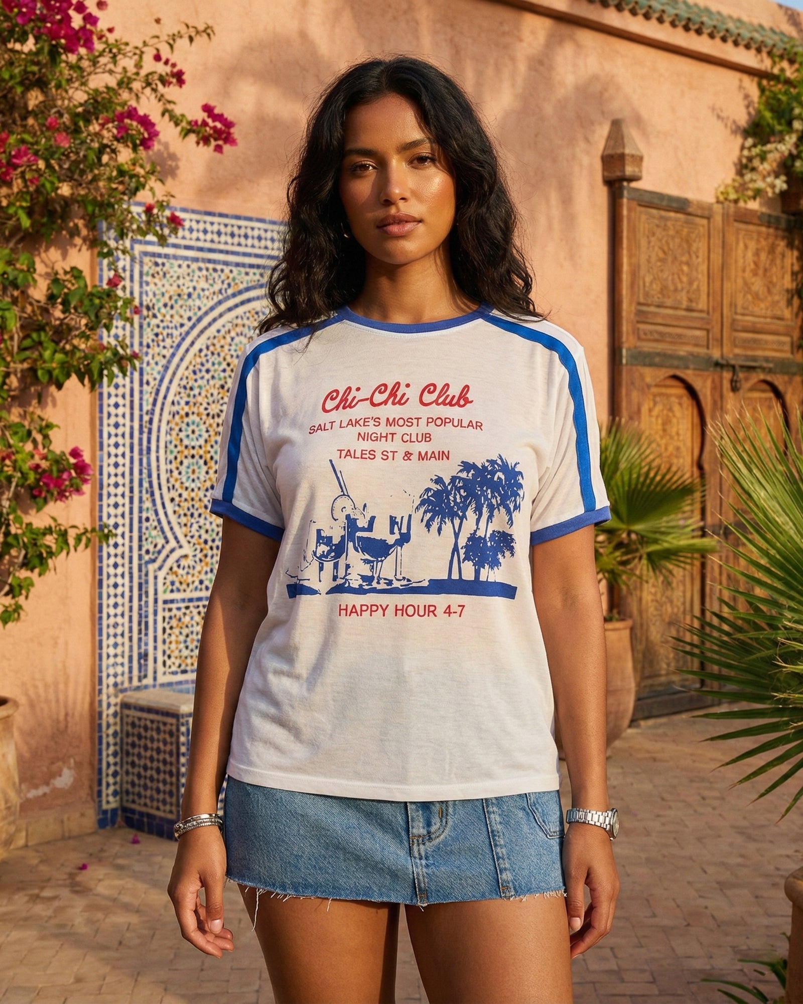 Chi-Chi's Nightclub Retro Fit Tee