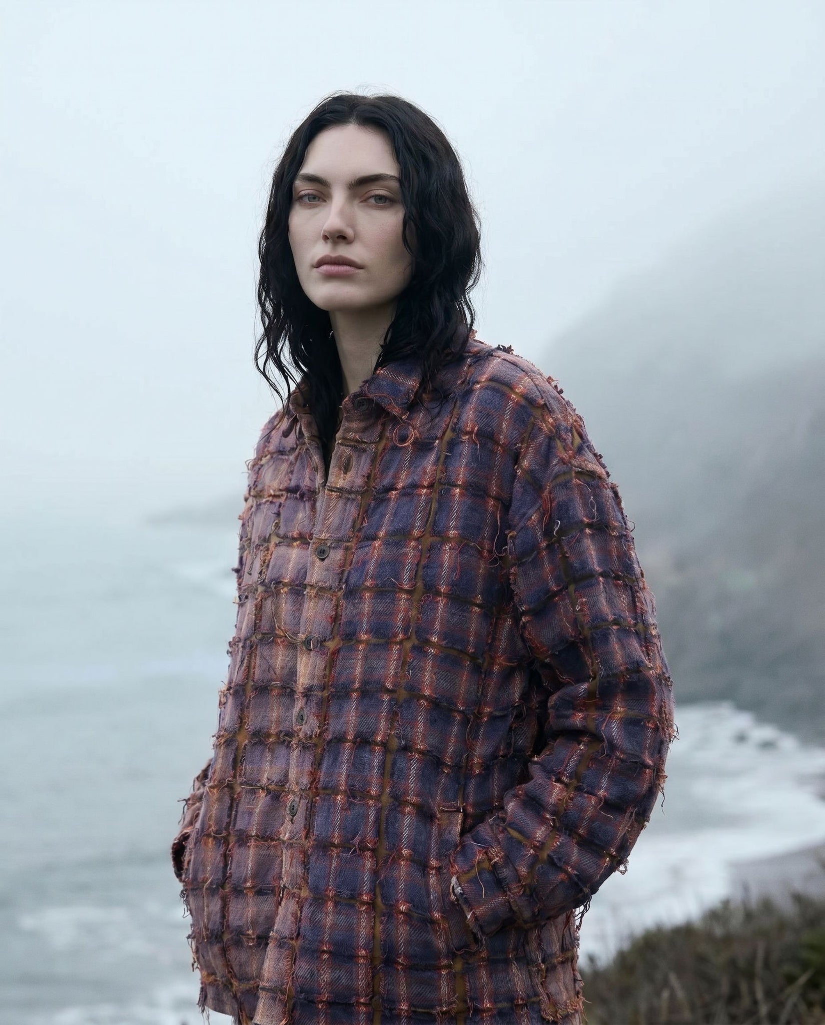 Check Flannel Bonded Jacket THE TALES
