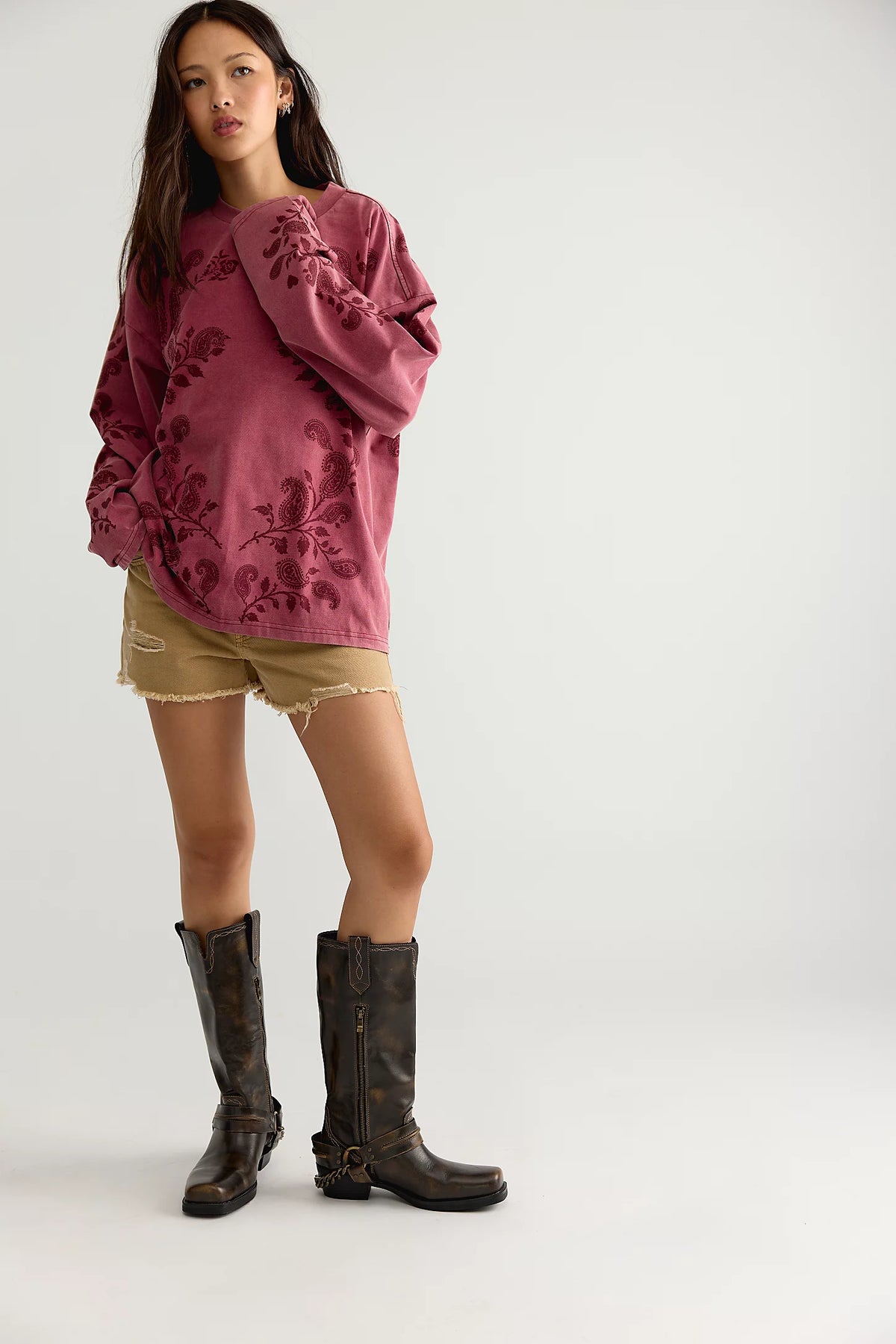 Paisley Long Sleeve Tee THE TALES