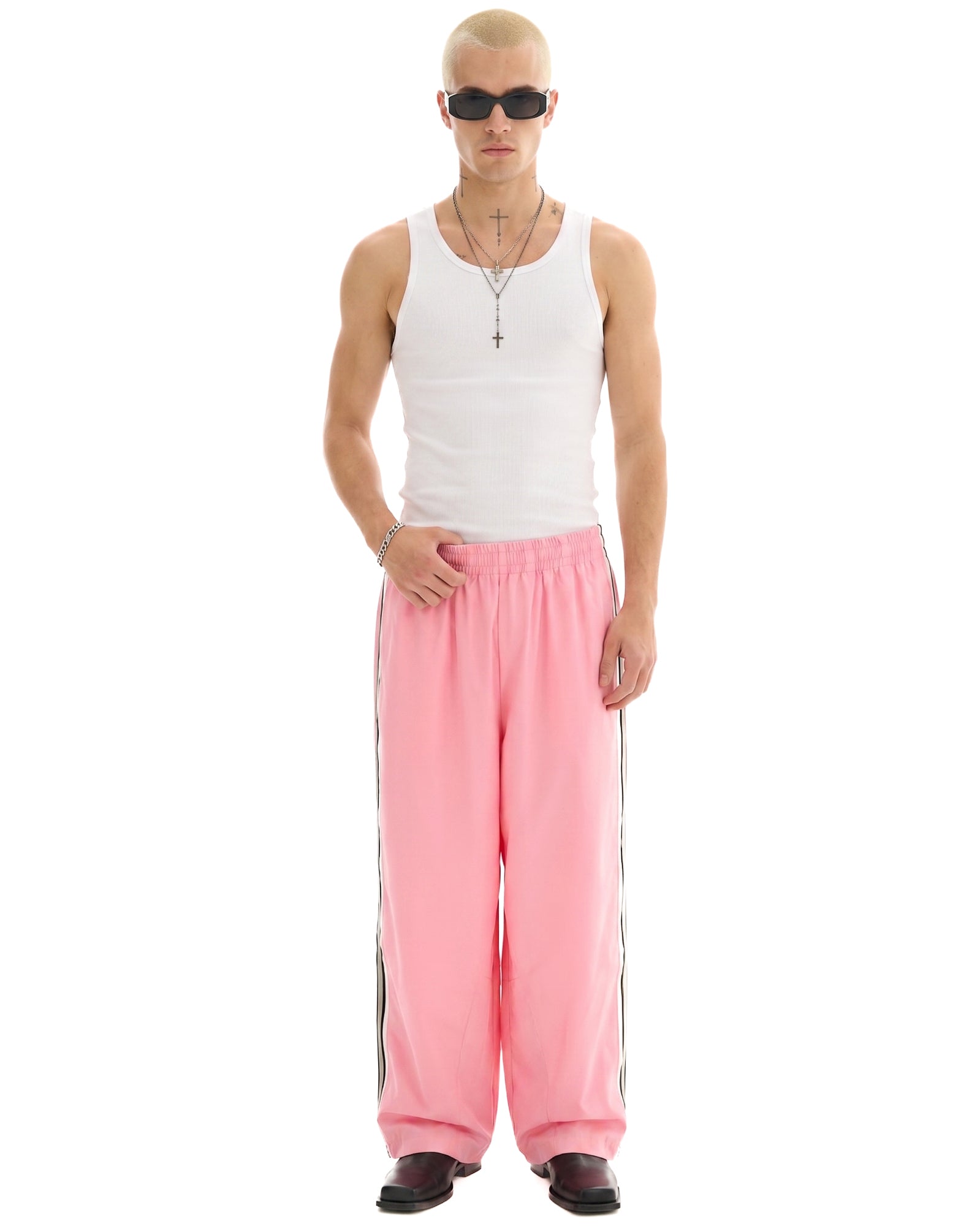 The Suited Harajuku Pink Track Pant